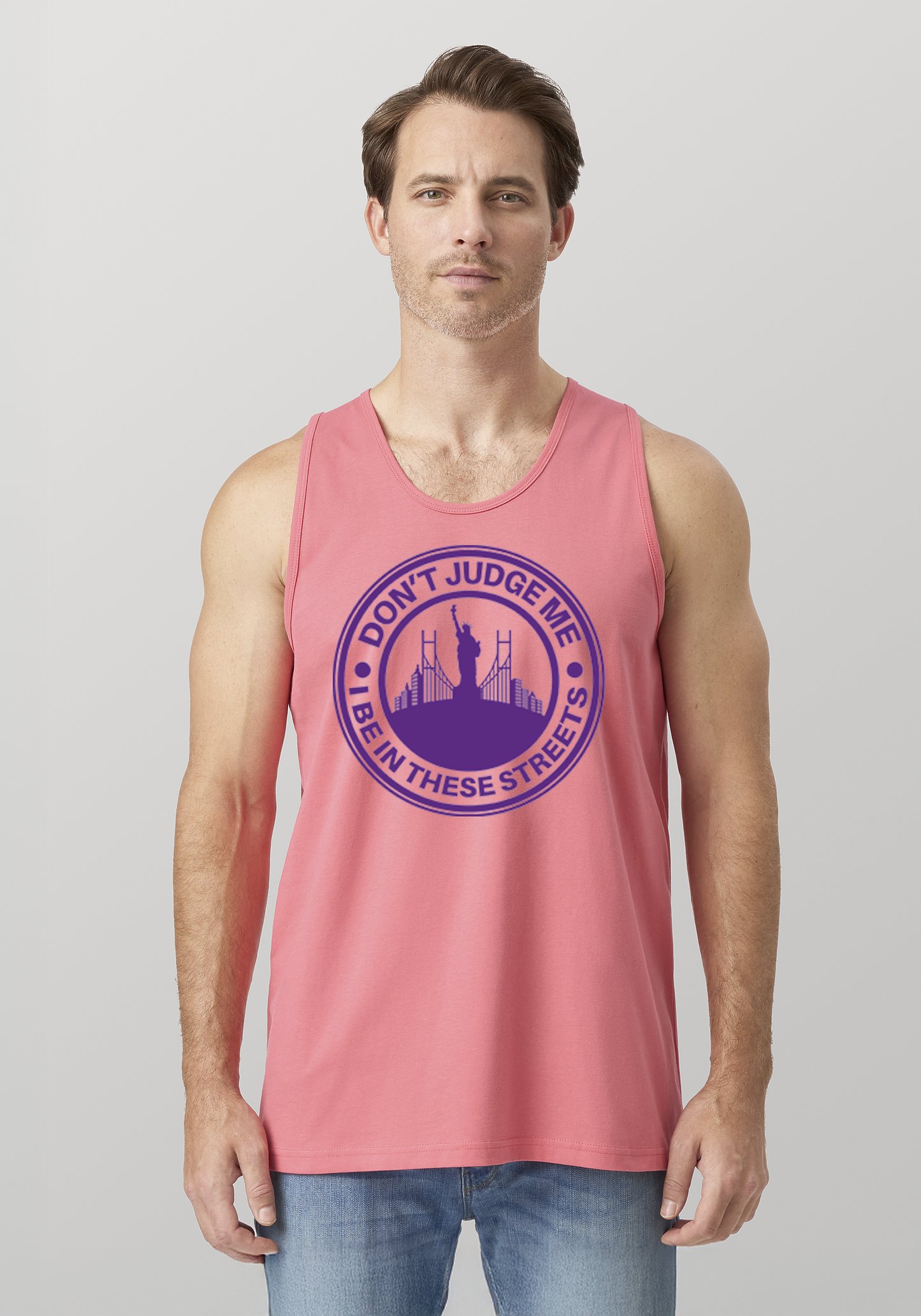 Coral Men's Tank Top - The City
