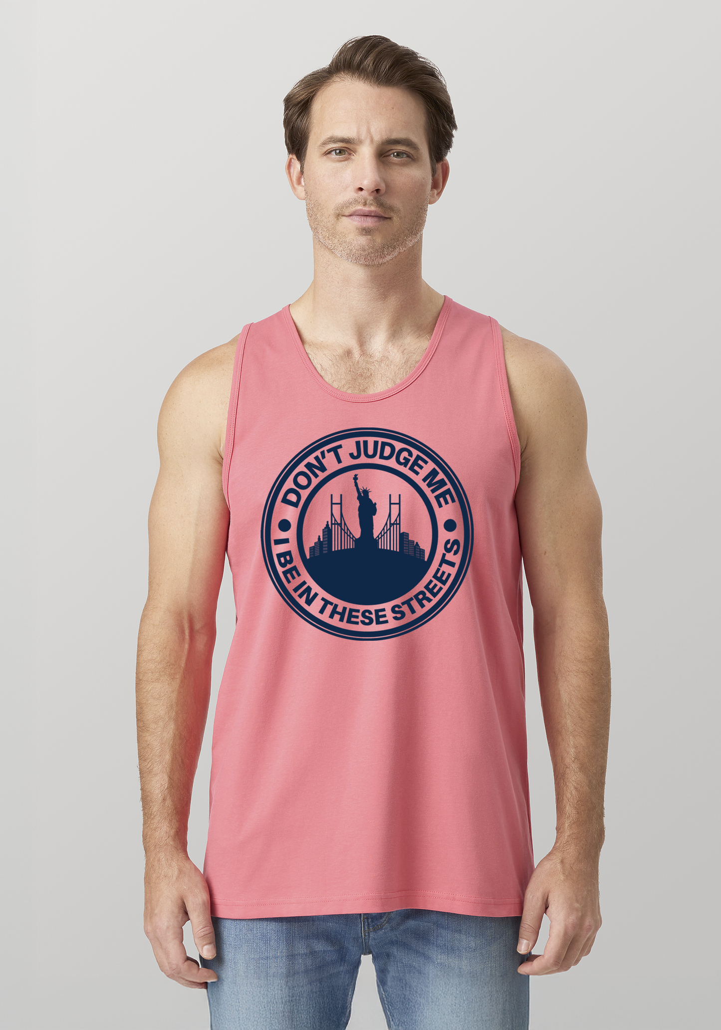 Coral Men's Tank Top - The City