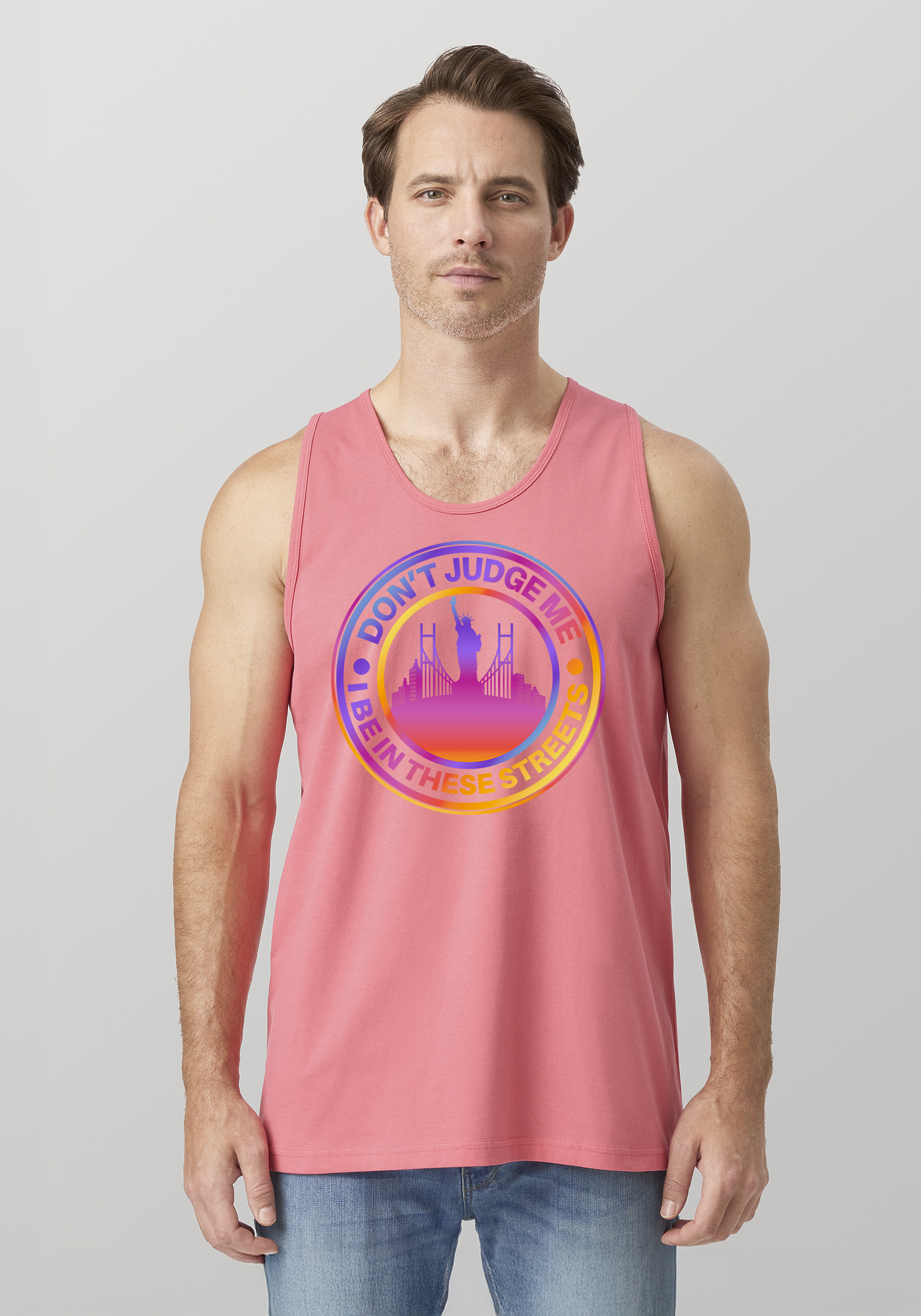 Coral Men's Tank Top - The City