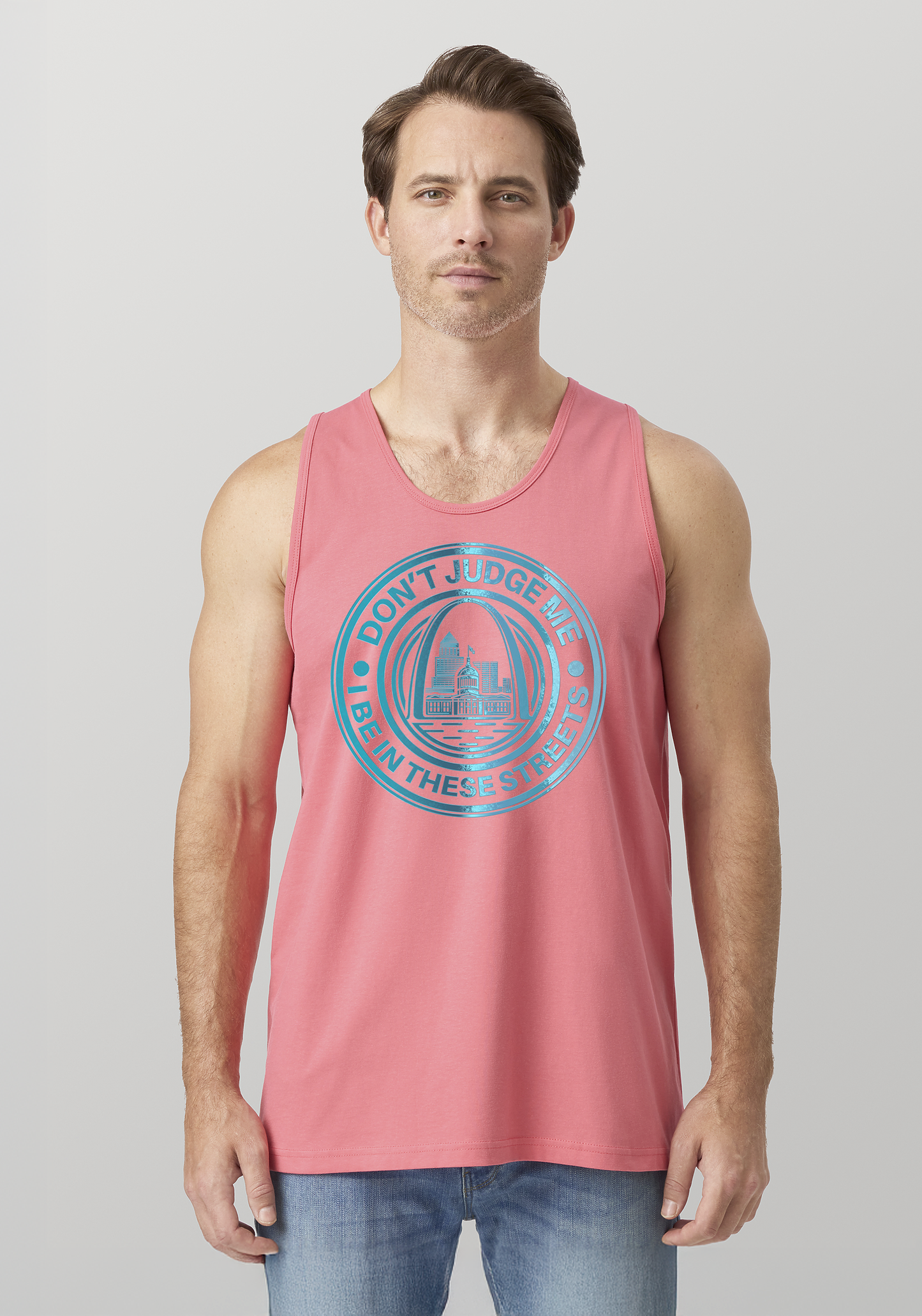 Coral Men's Tank Top - The Lou