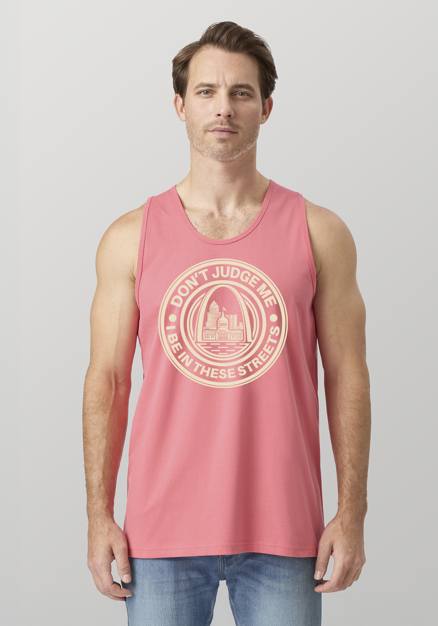 Coral Men's Tank Top - The Lou