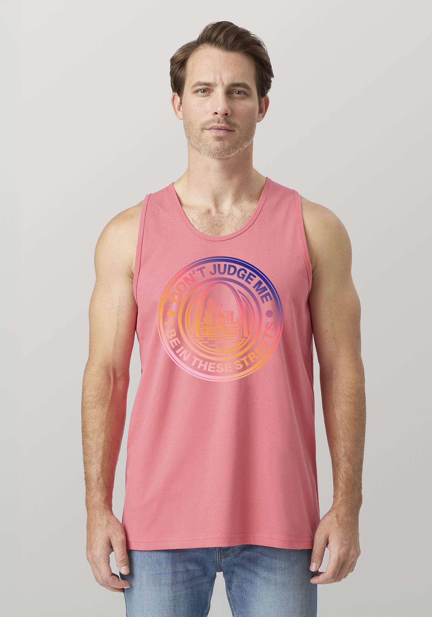 Coral Men's Tank Top - The Lou