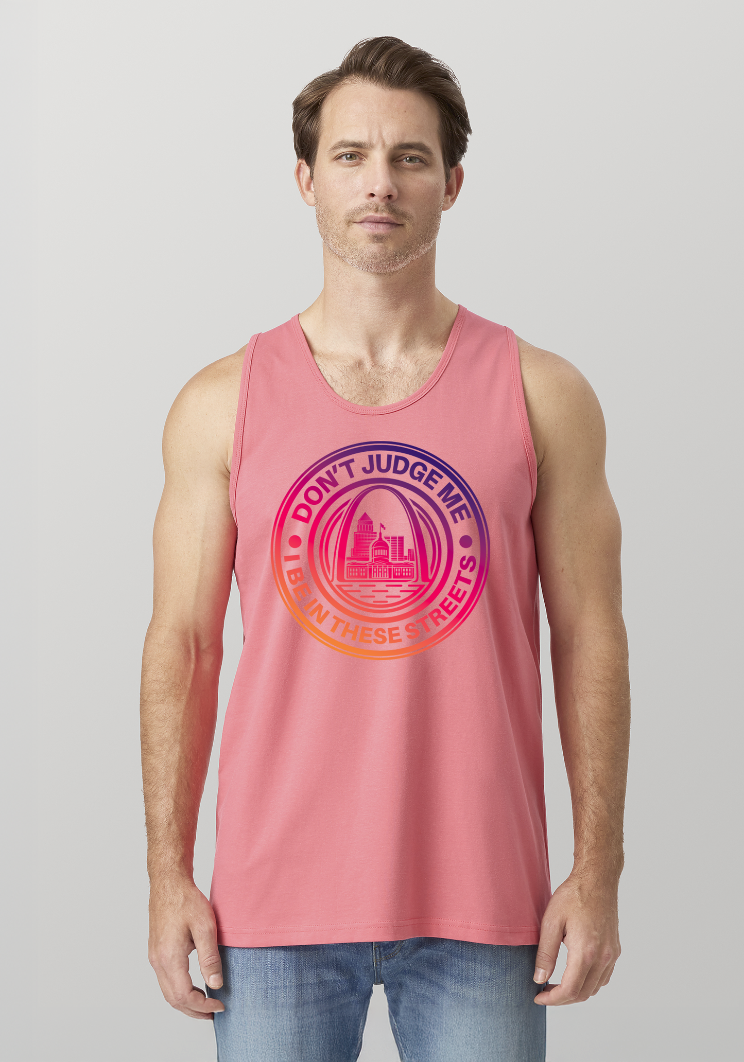 Coral Men's Tank Top - The Lou