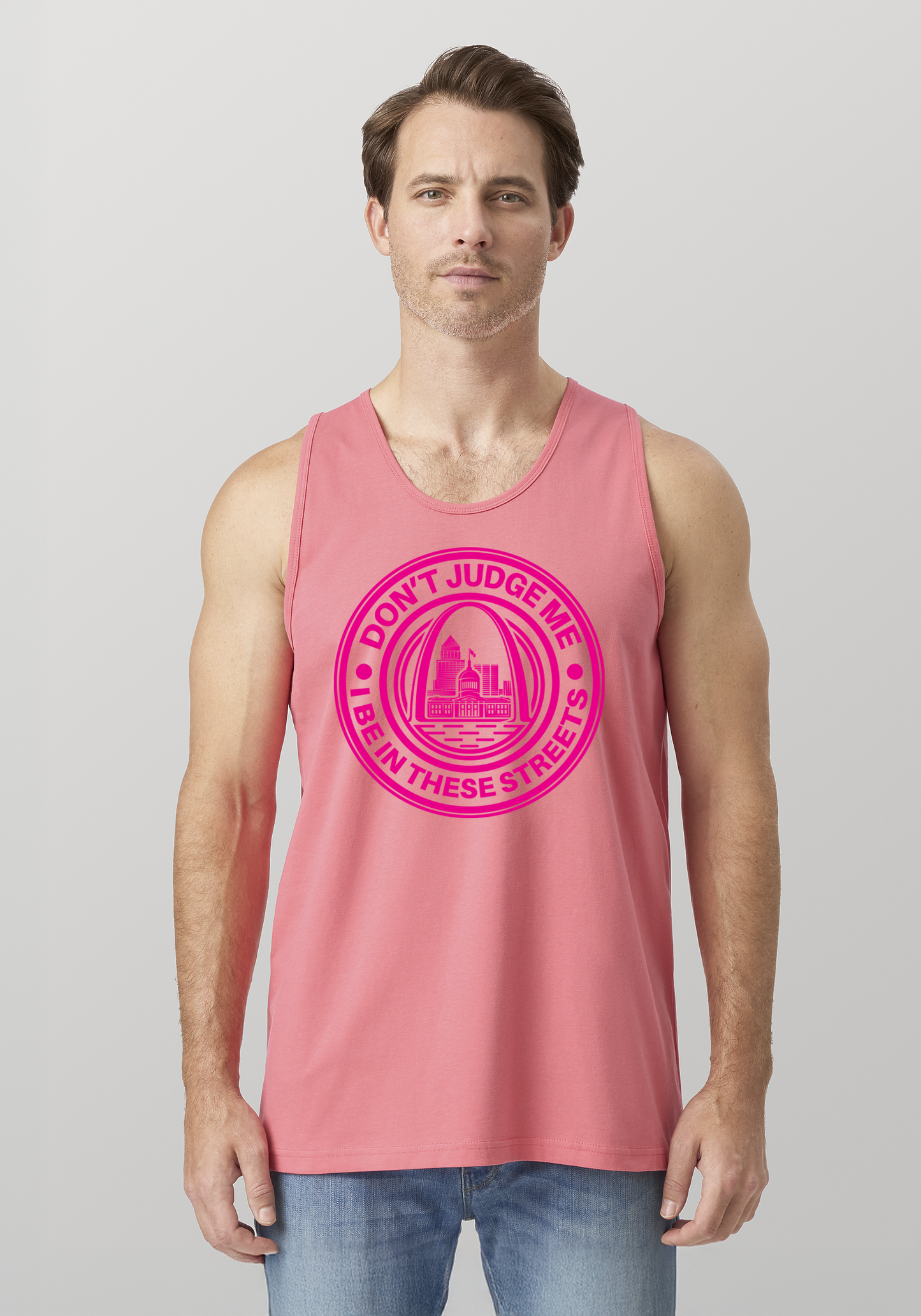 Coral Men's Tank Top - The Lou