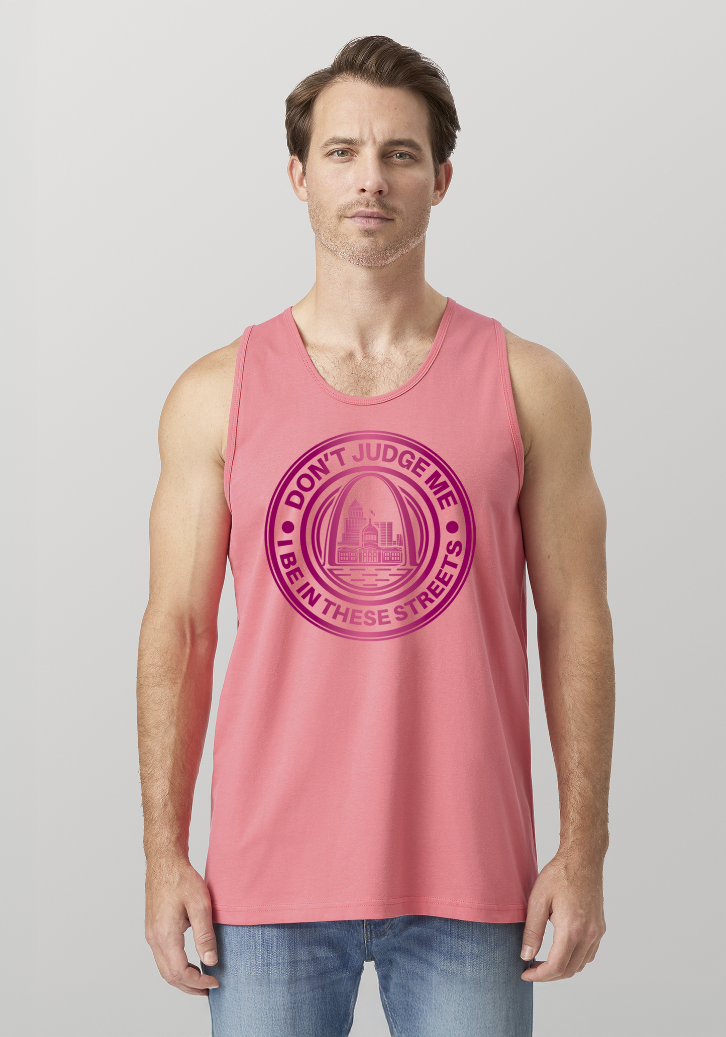Coral Men's Tank Top - The Lou