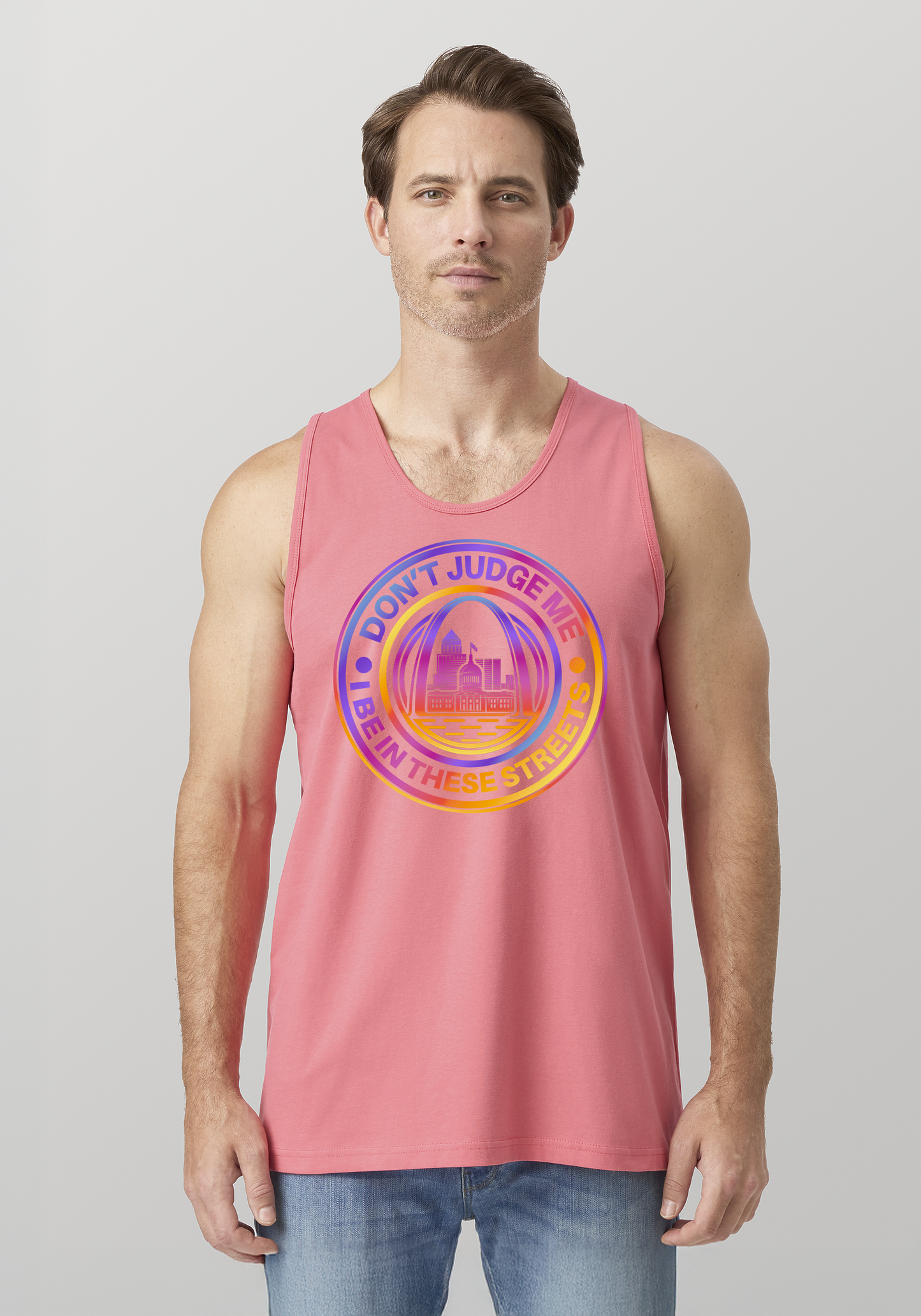 Coral Men's Tank Top - The Lou