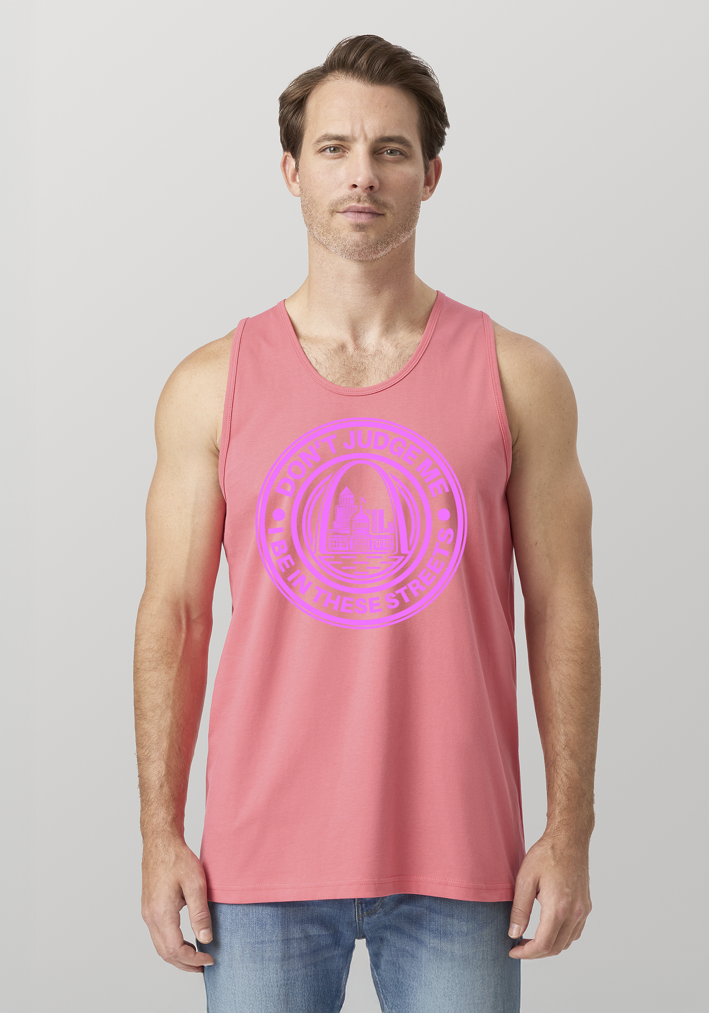 Coral Men's Tank Top - The Lou