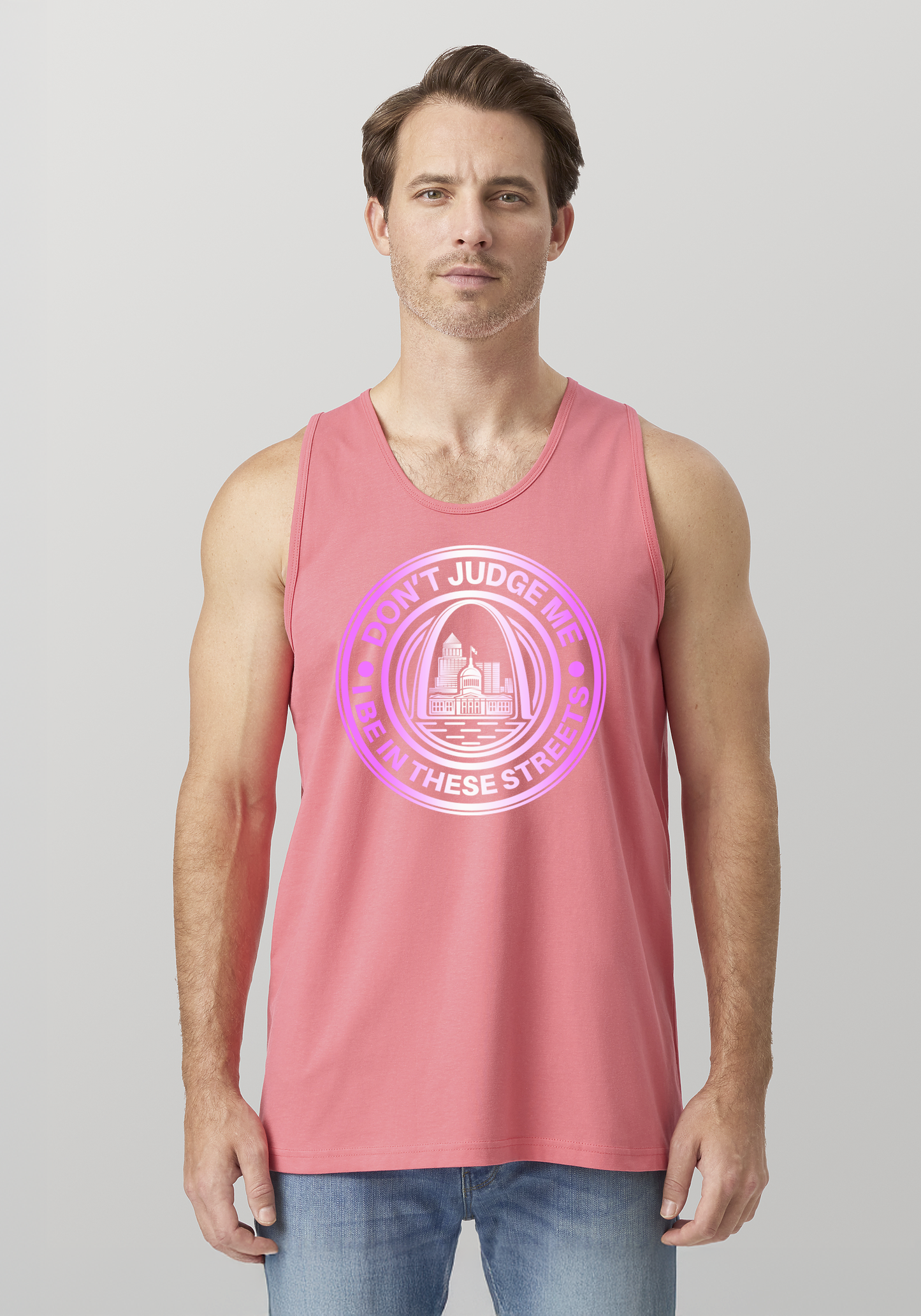 Coral Men's Tank Top - The Lou