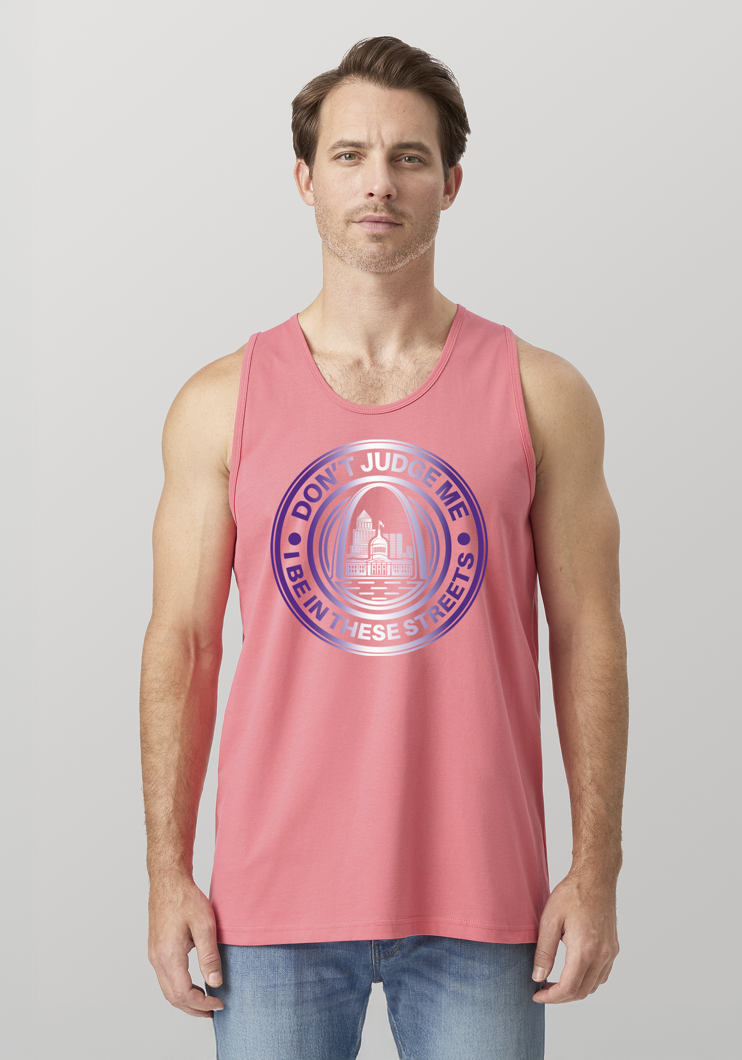 Coral Men's Tank Top - The Lou