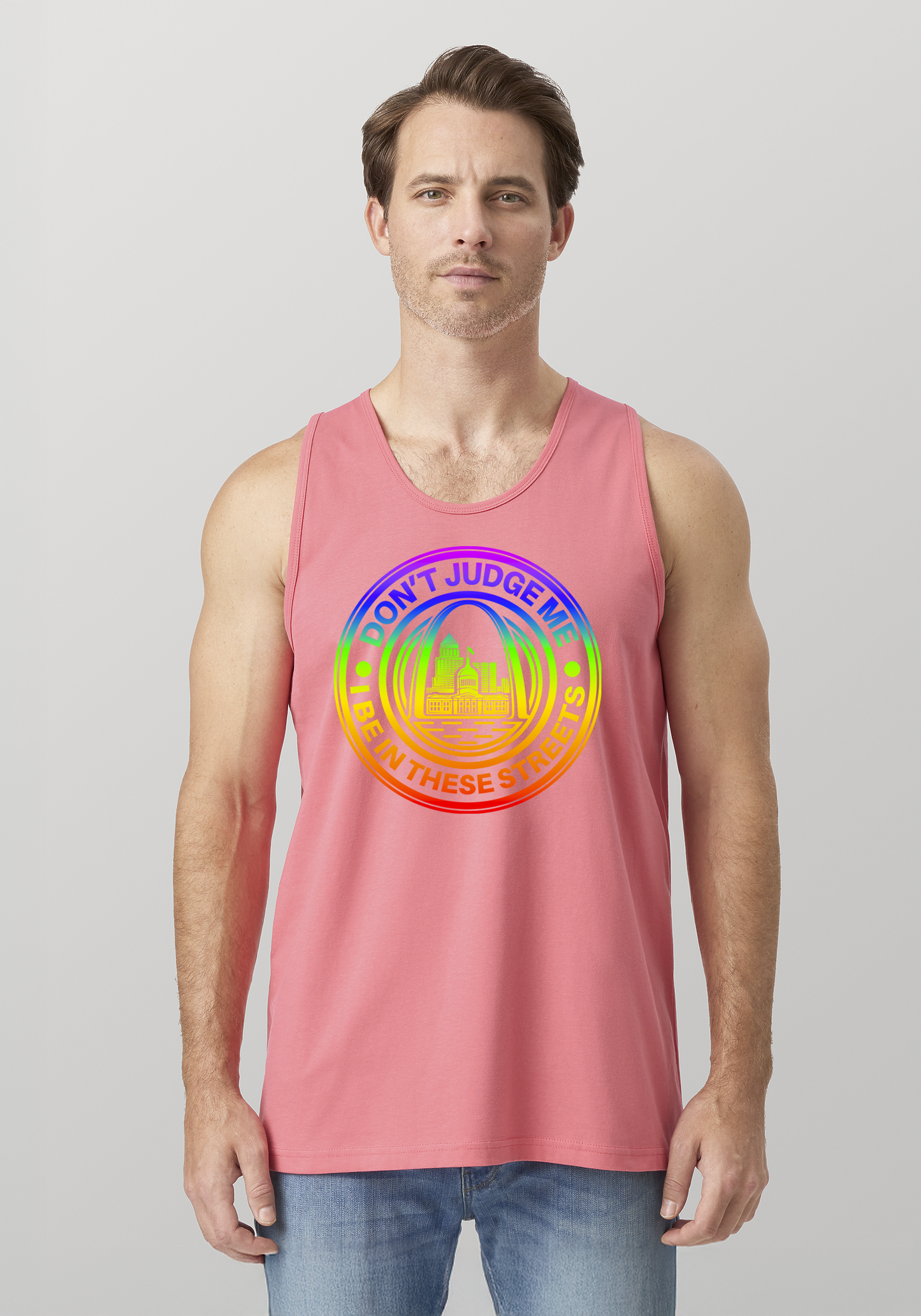 Coral Men's Tank Top - The Lou