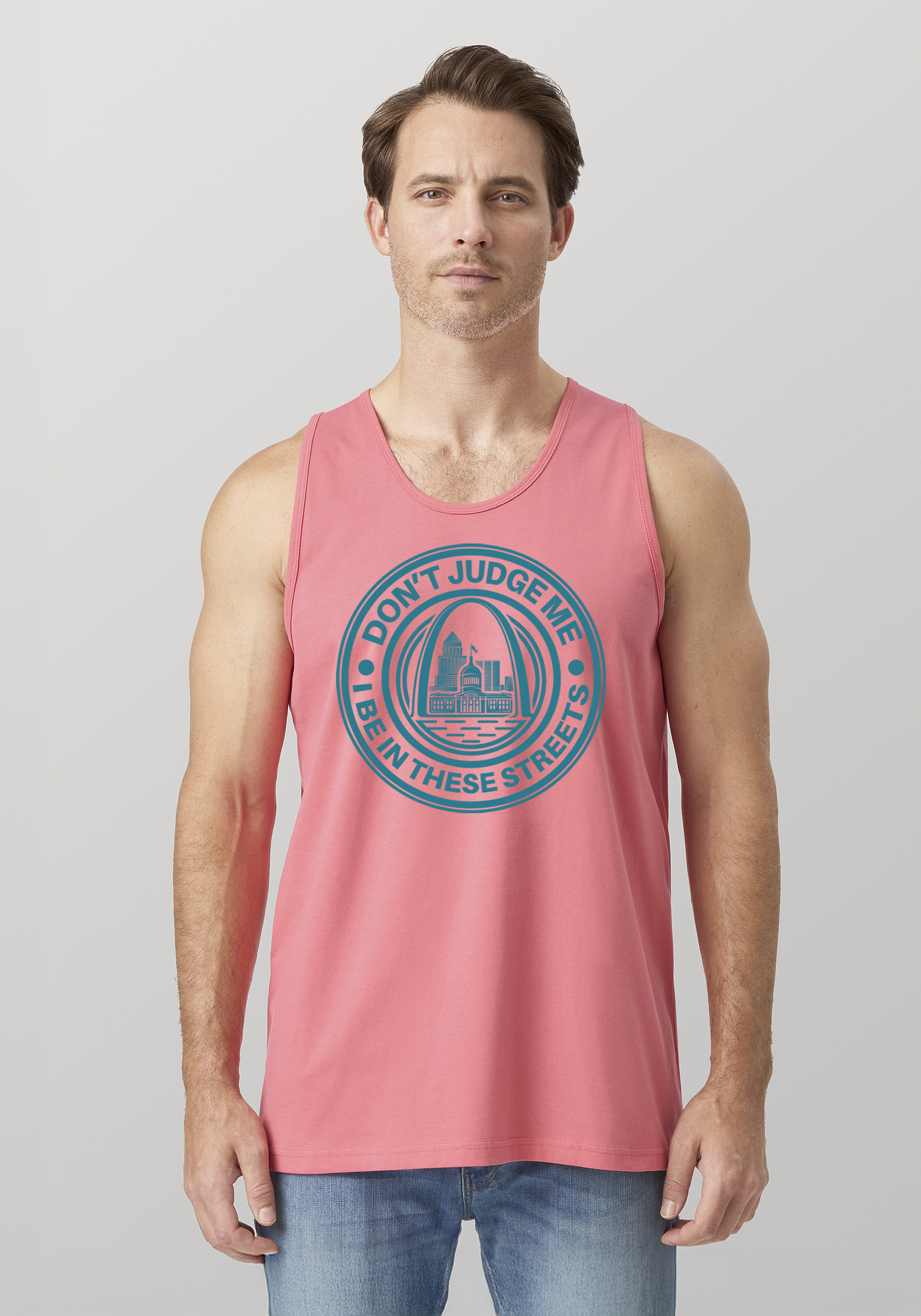 Coral Men's Tank Top - The Lou
