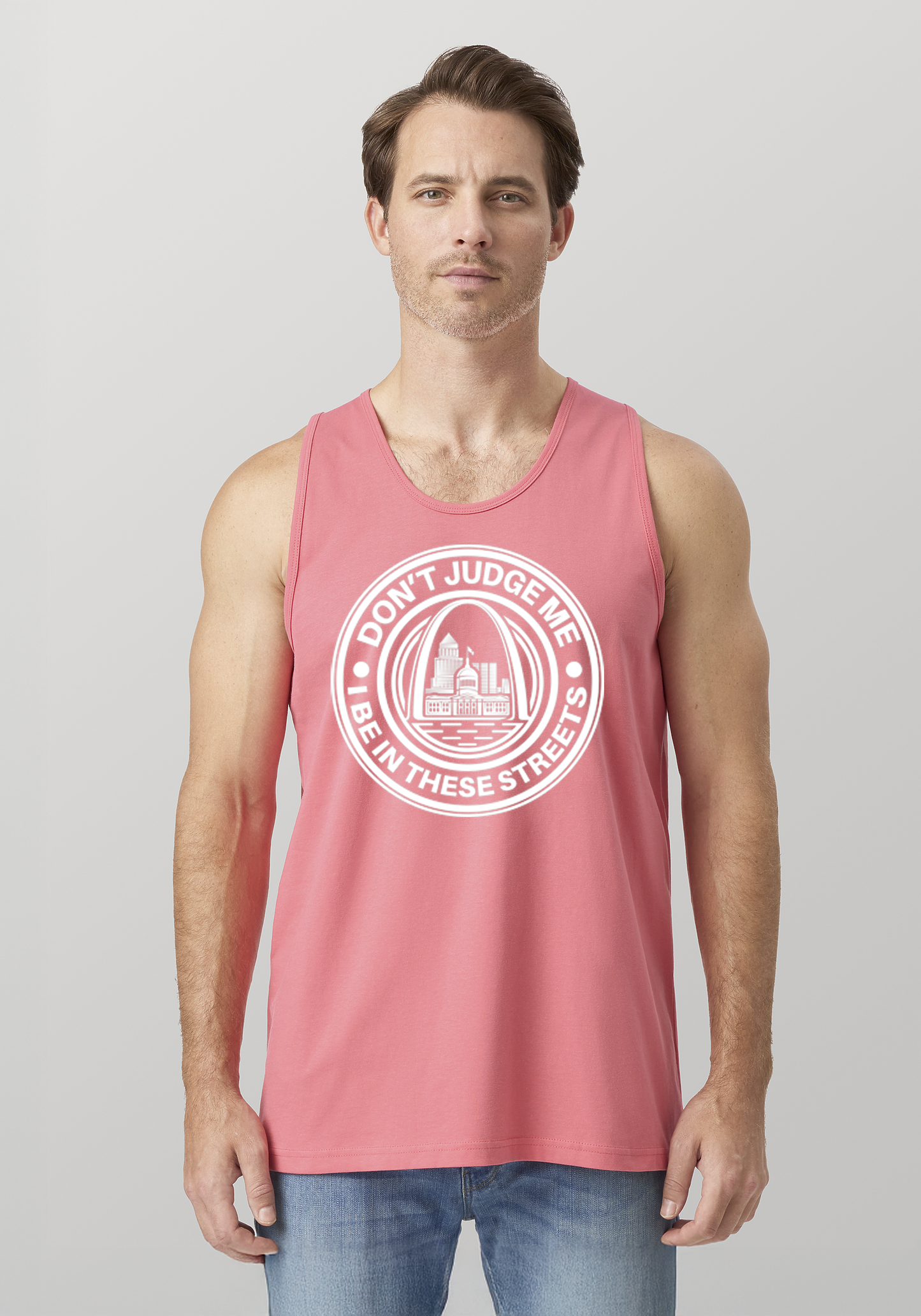 Coral Men's Tank Top - The Lou