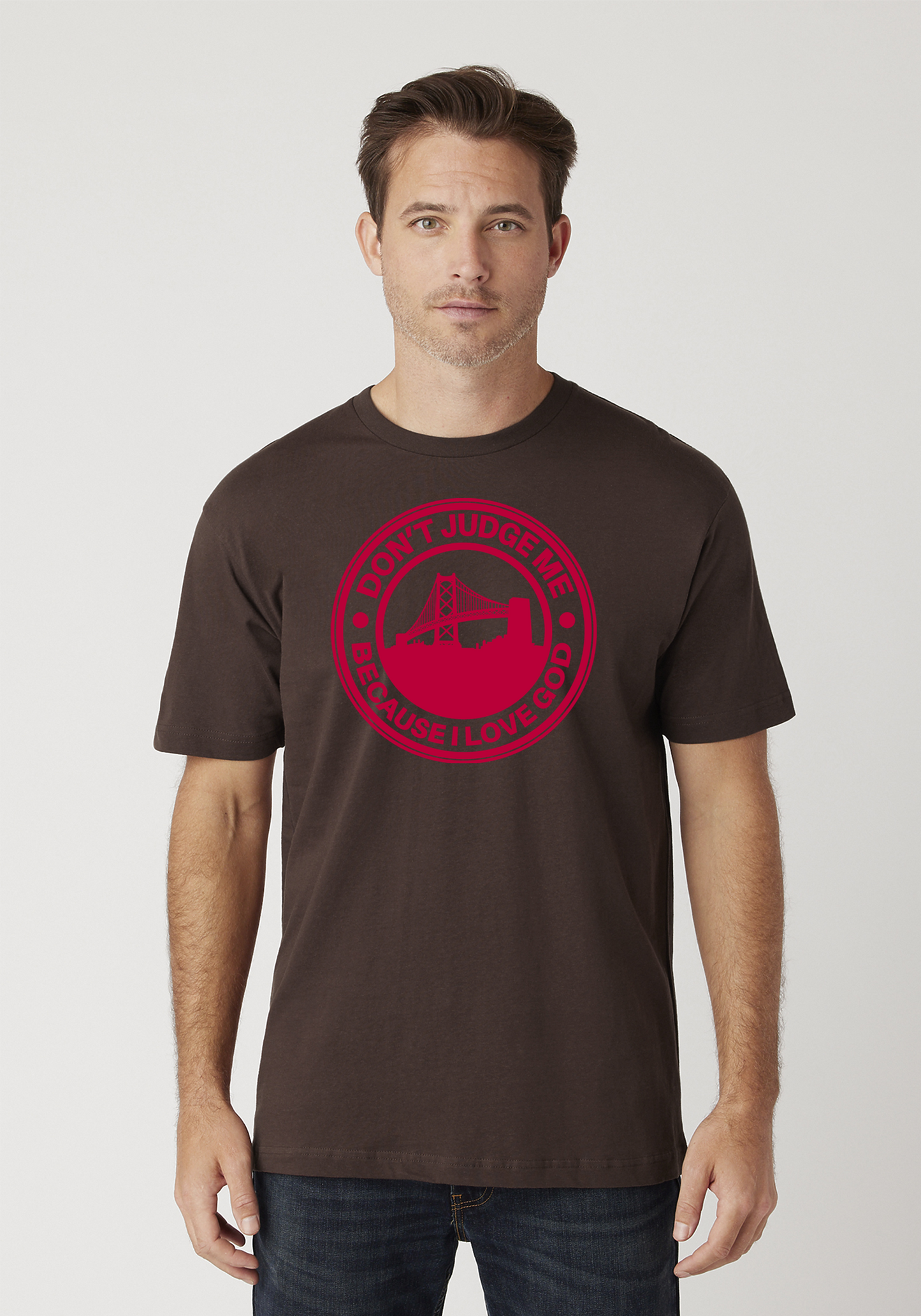 Brown Unisex Faith T-Shirt - The Town