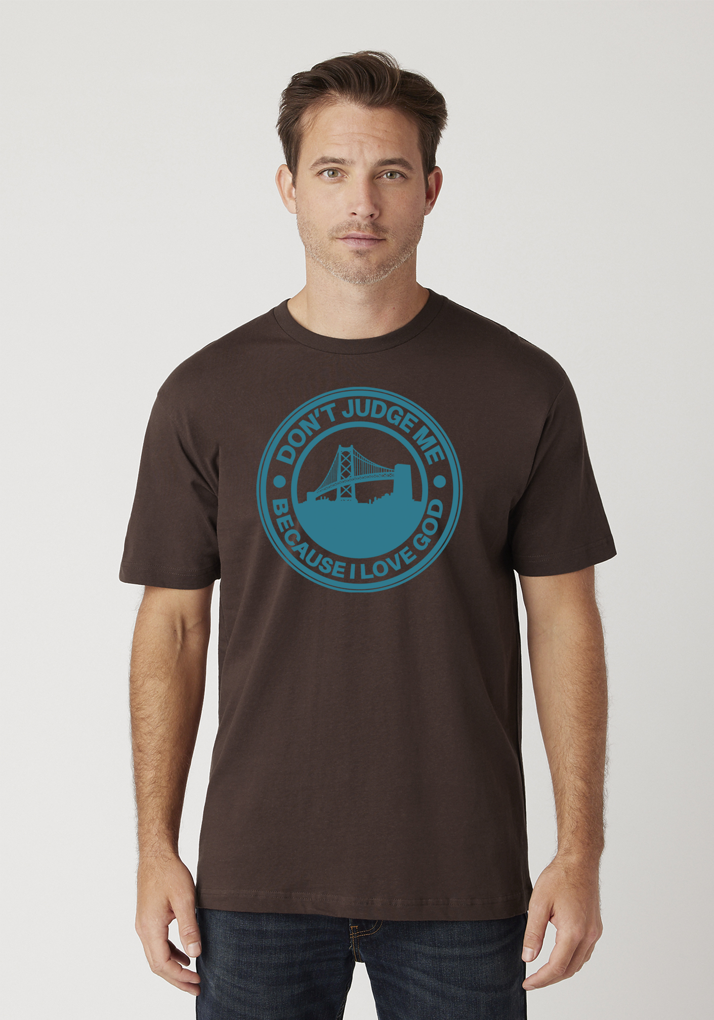 Brown Unisex Faith T-Shirt - The Town