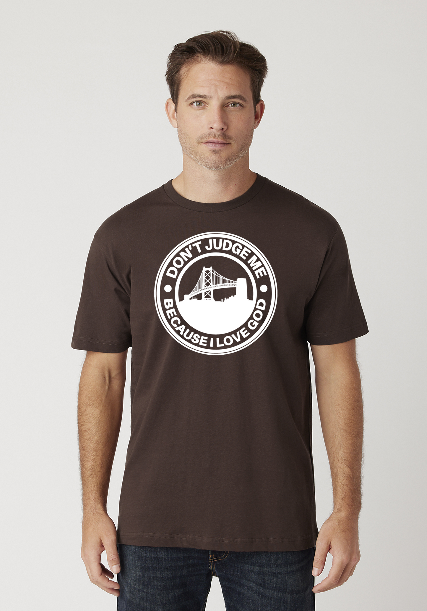 Brown Unisex Faith T-Shirt - The Town