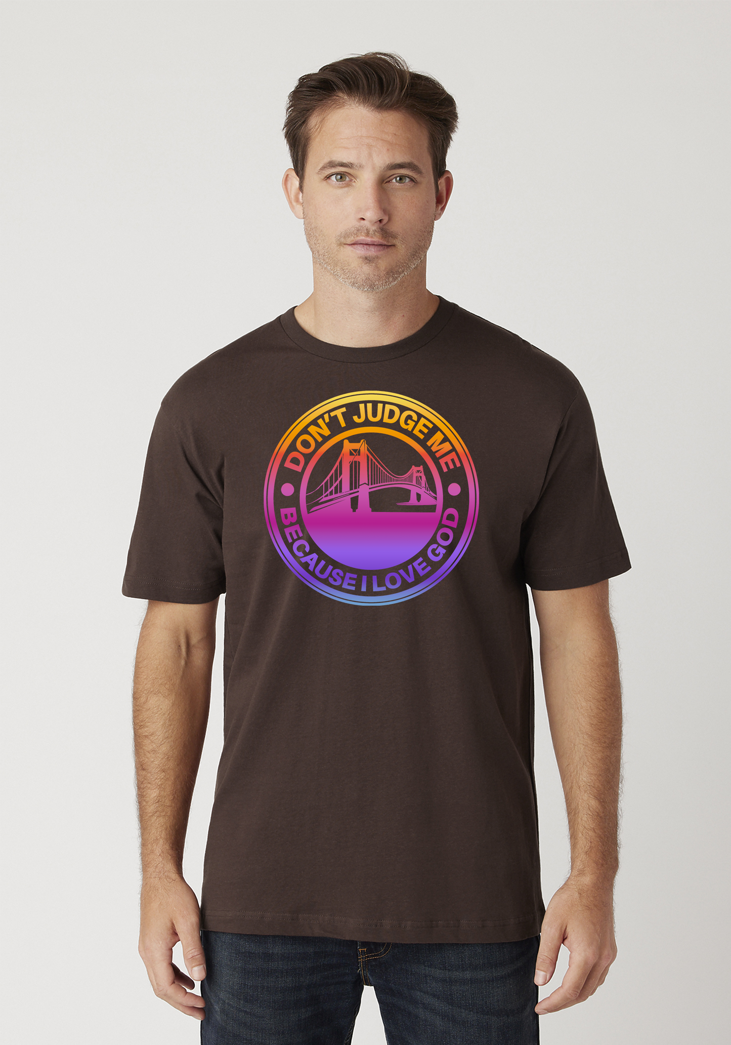 Brown Unisex Faith T-Shirt - The Bay
