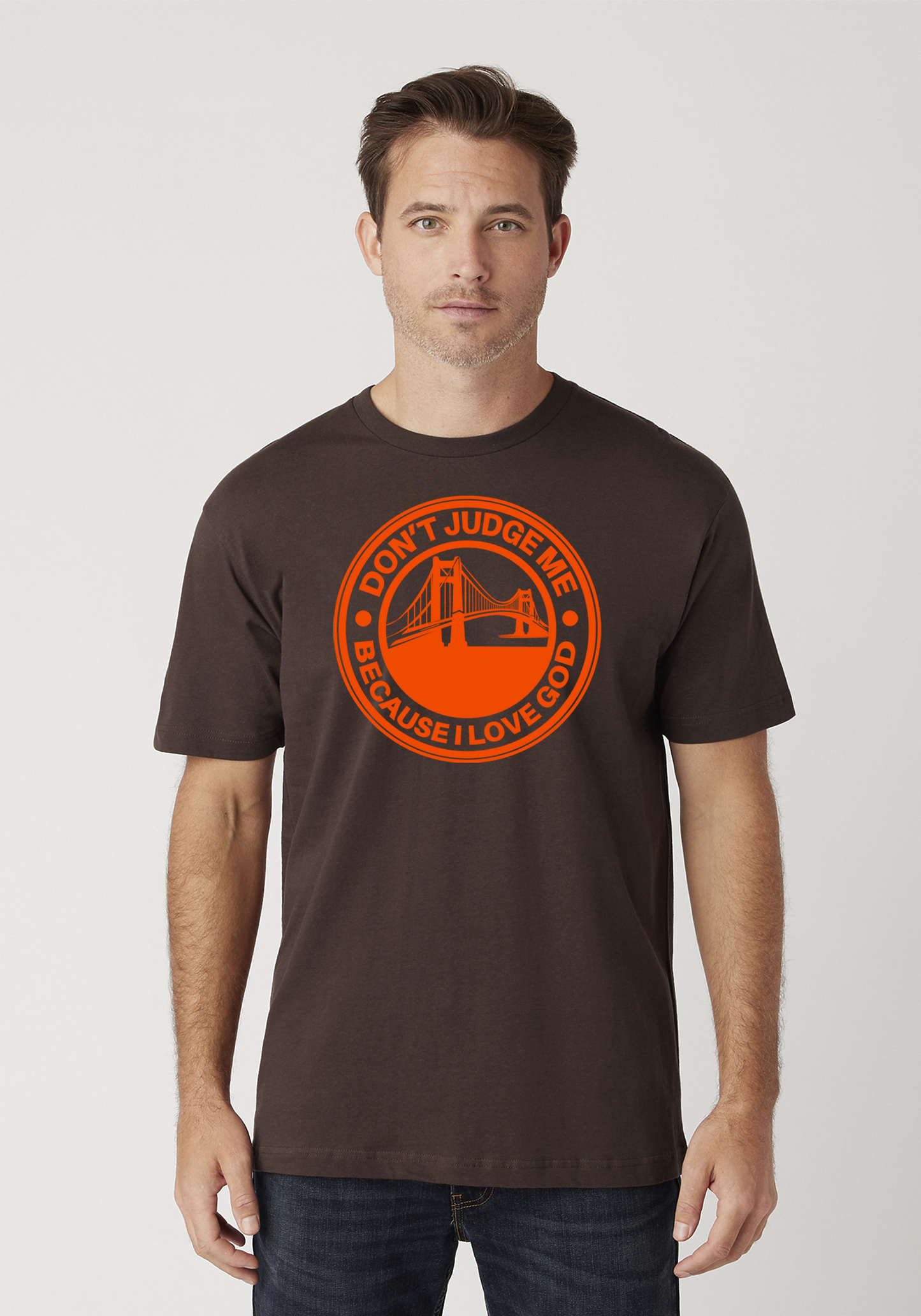 Brown Unisex Faith T-Shirt - The Bay