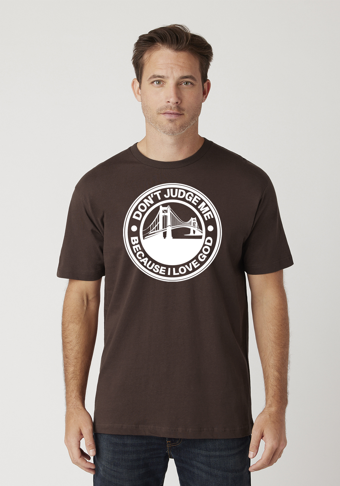 Brown Unisex Faith T-Shirt - The Bay