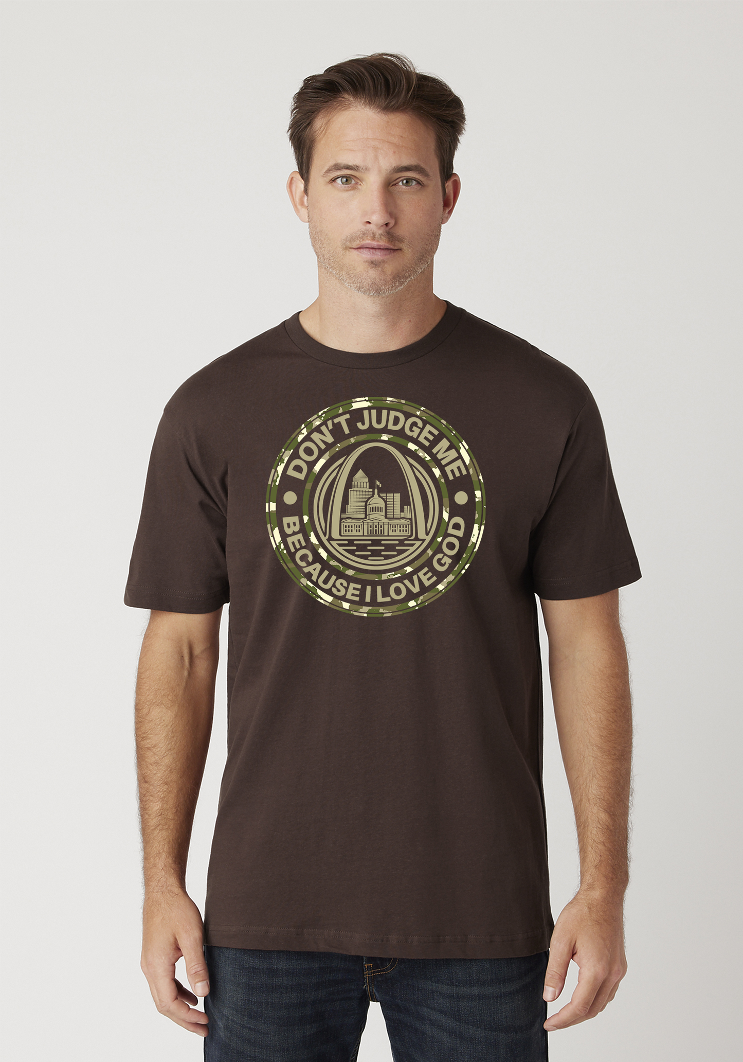 Brown Unisex Faith T-Shirt - The Lou