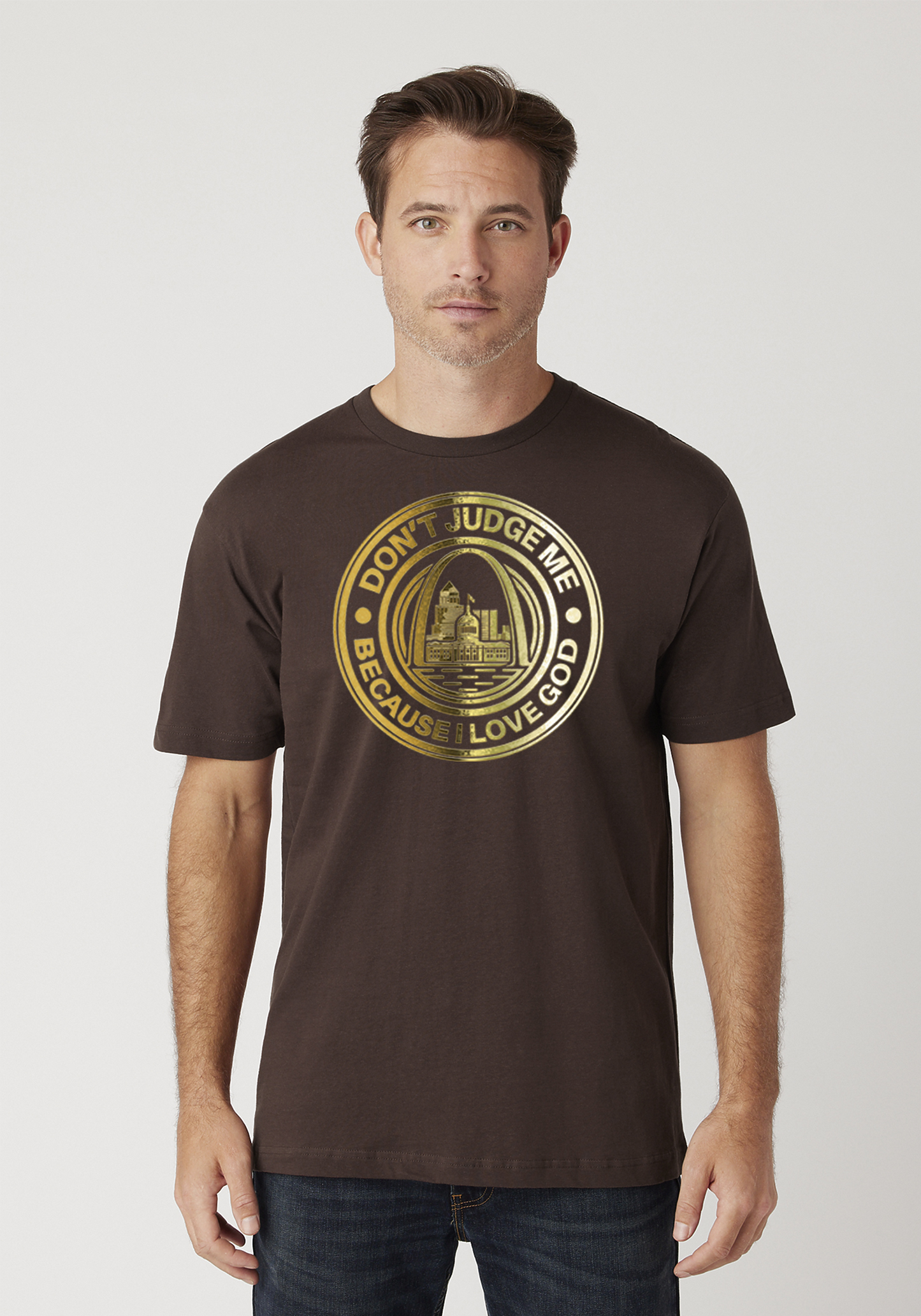 Brown Unisex Faith T-Shirt - The Lou
