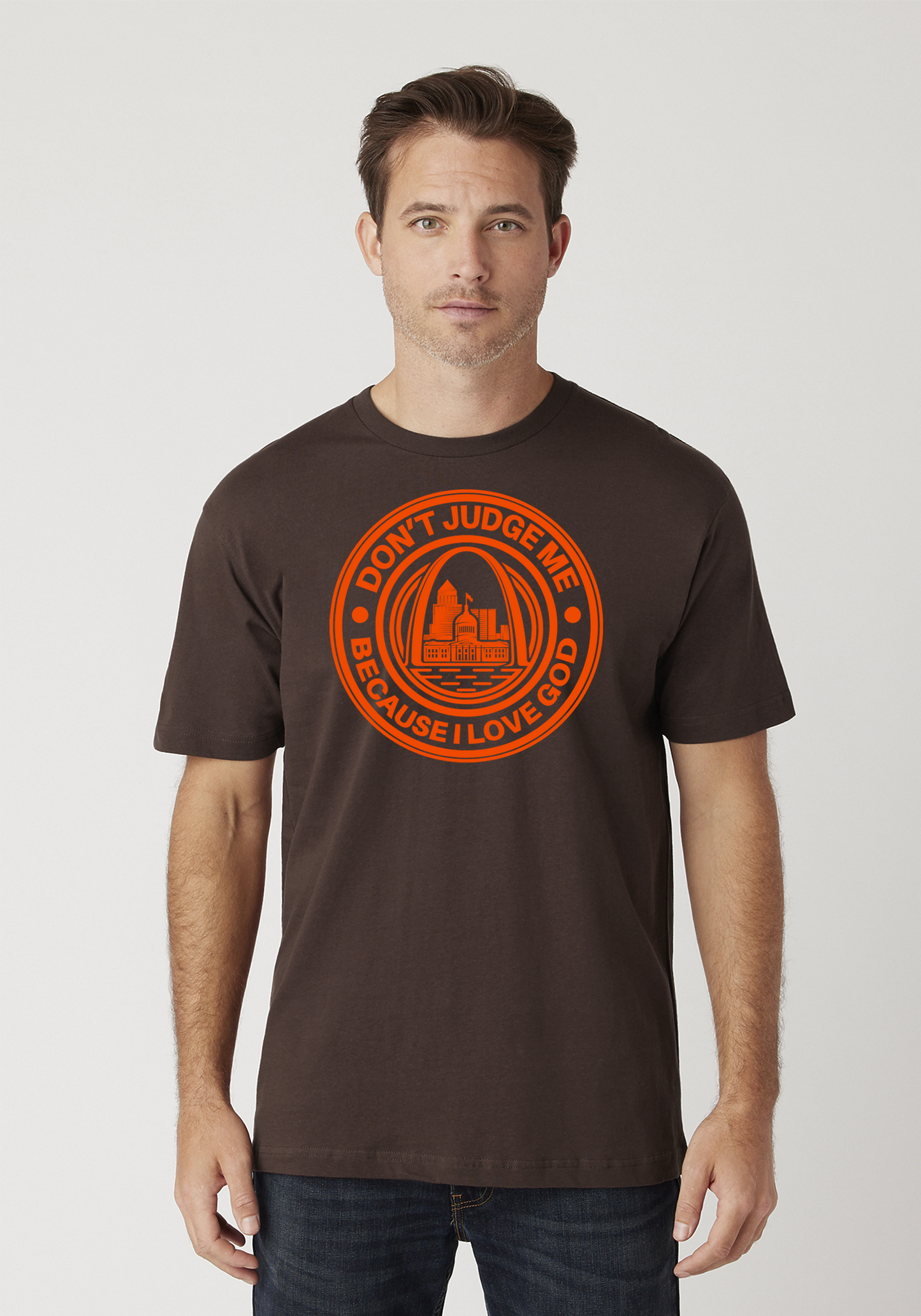 Brown Unisex Faith T-Shirt - The Lou