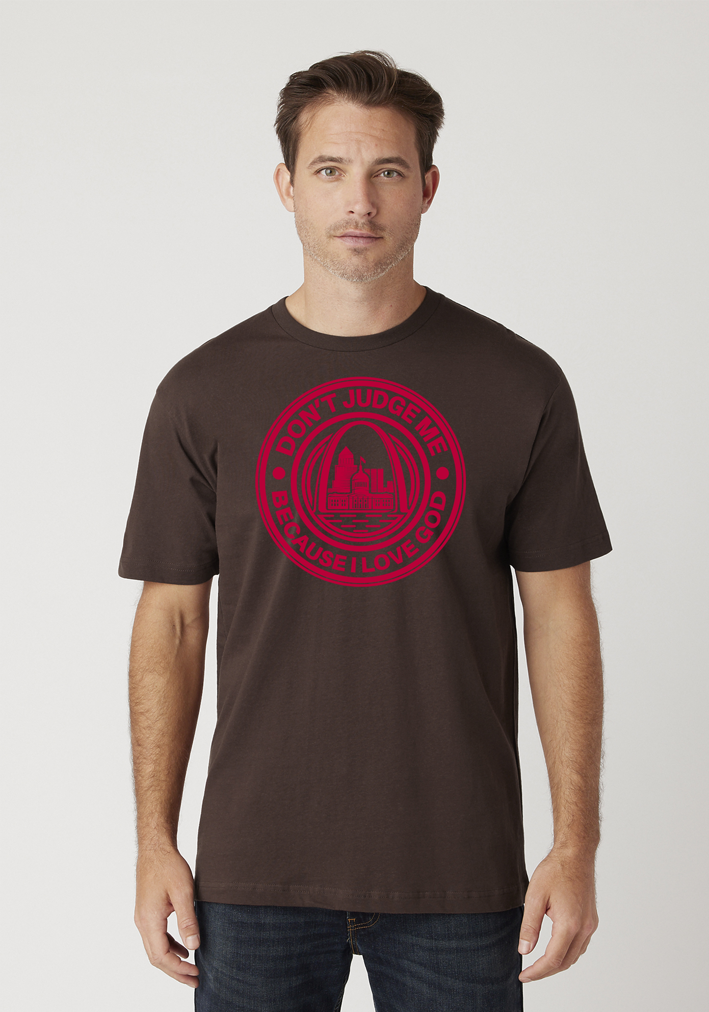 Brown Unisex Faith T-Shirt - The Lou