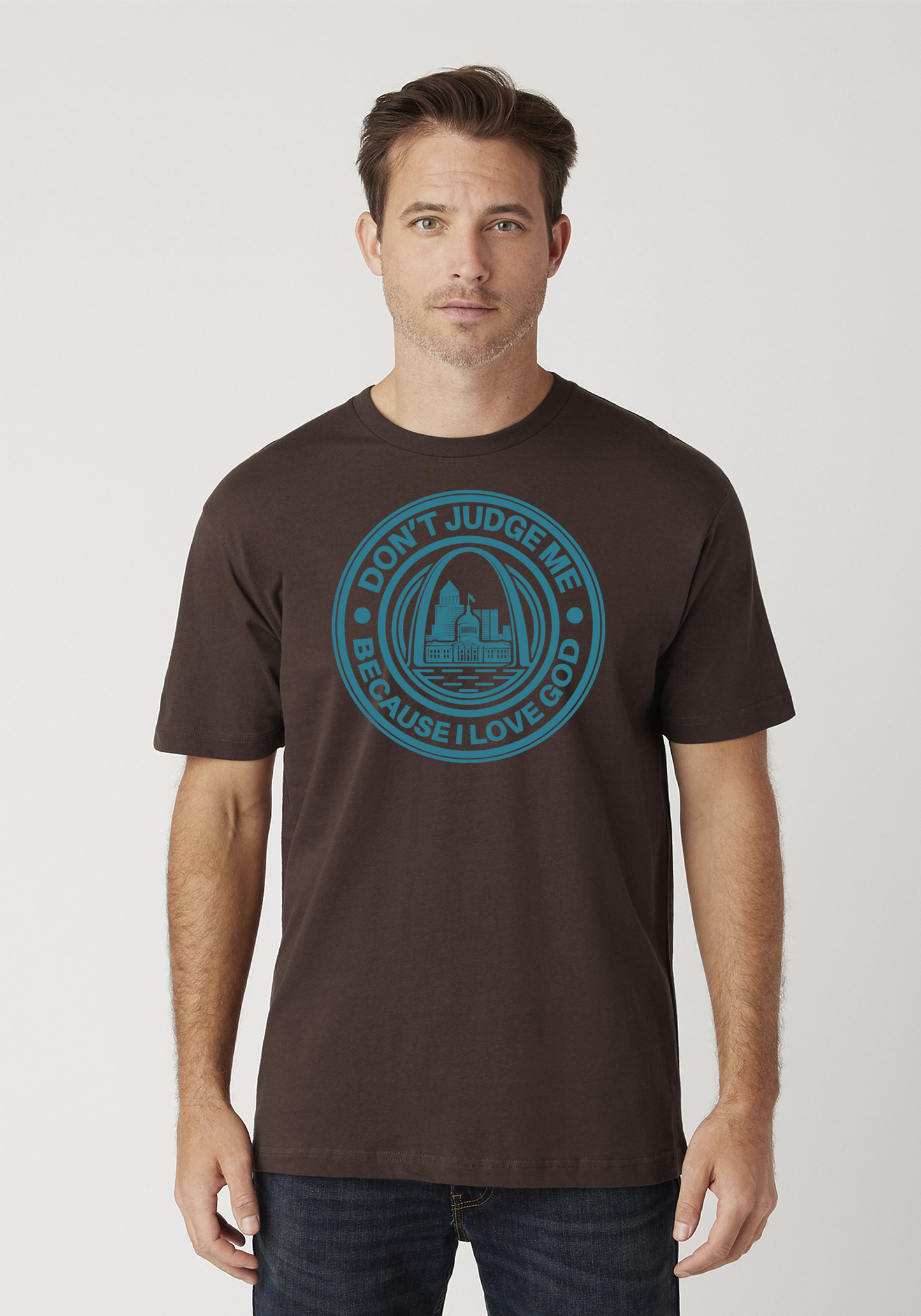 Brown Unisex Faith T-Shirt - The Lou