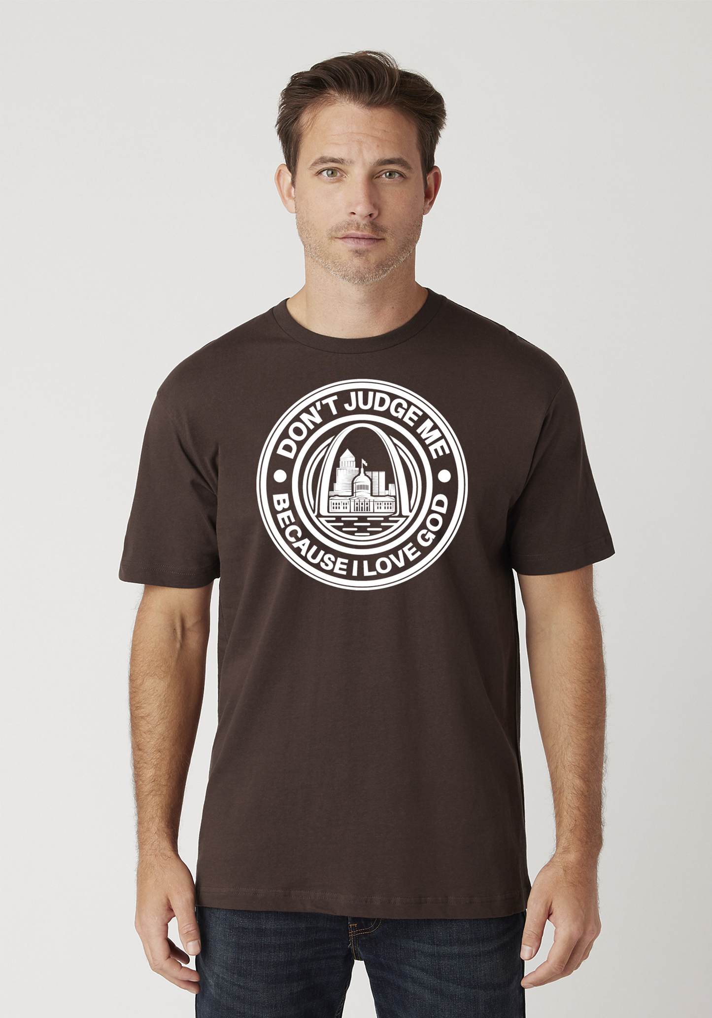 Brown Unisex Faith T-Shirt - The Lou