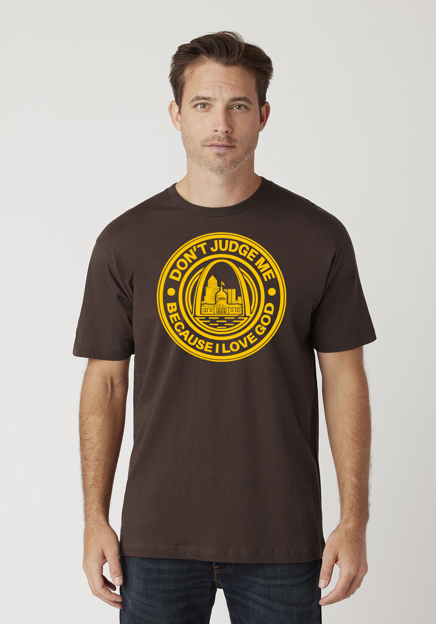 Brown Unisex Faith T-Shirt - The Lou