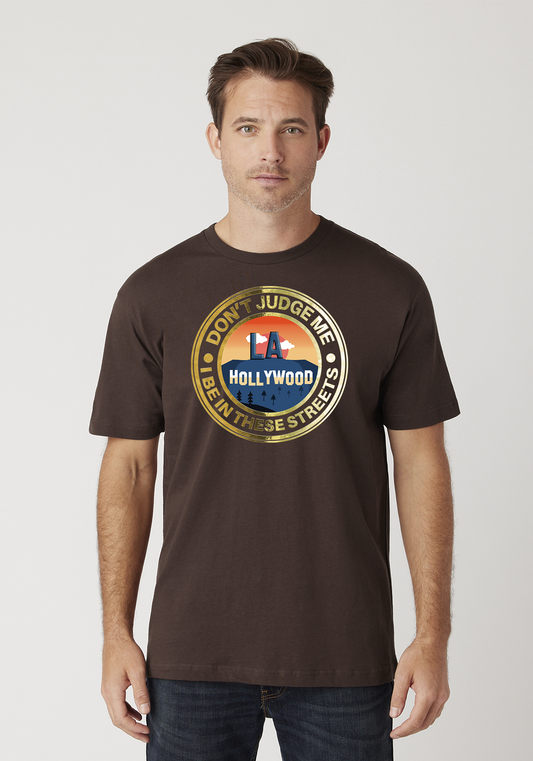 Brown Unisex T-Shirt - Hollywood