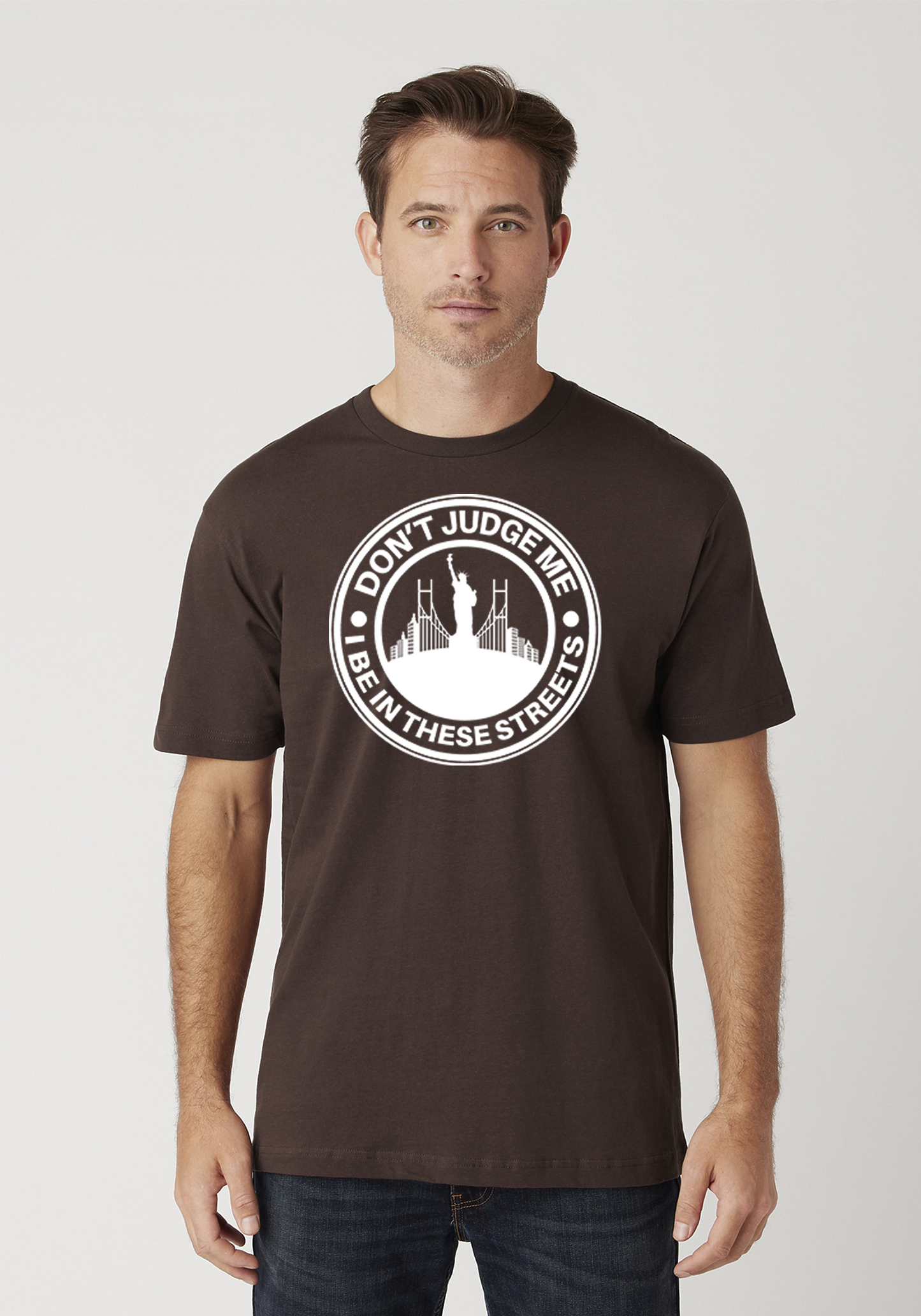 Brown Unisex T-Shirt - The City