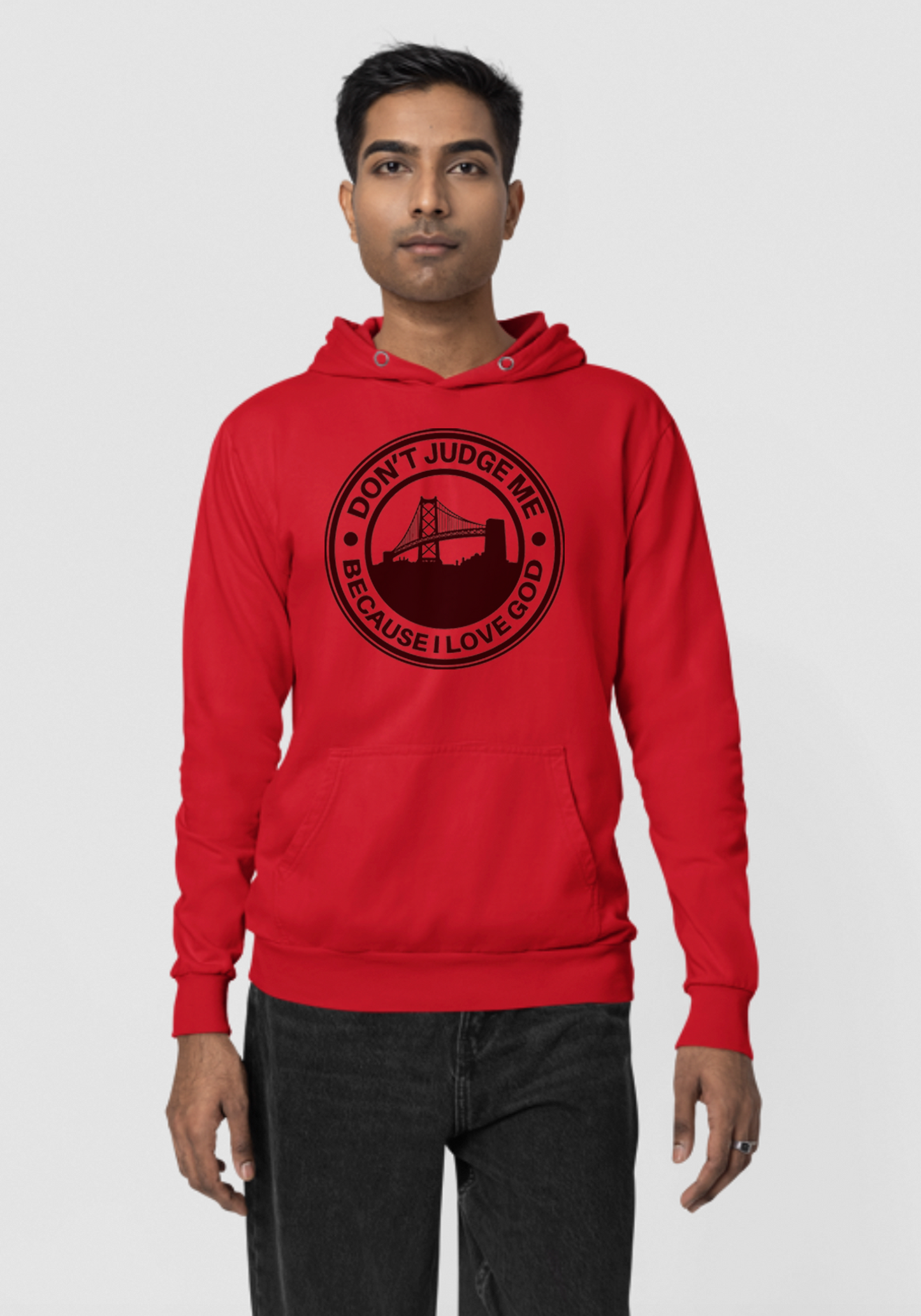 Red - Unisex Faith Hoodie – The Town