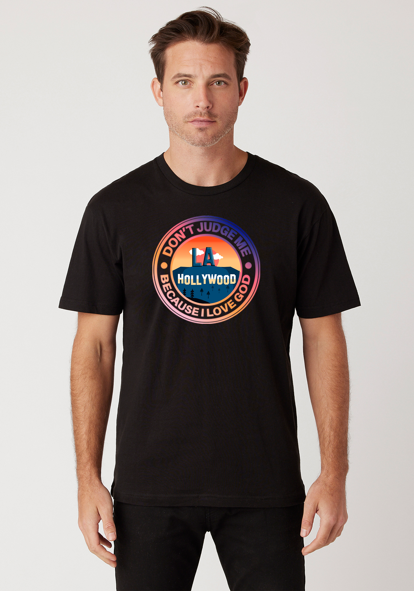 Black - Unisex Faith Tee – Hollywood