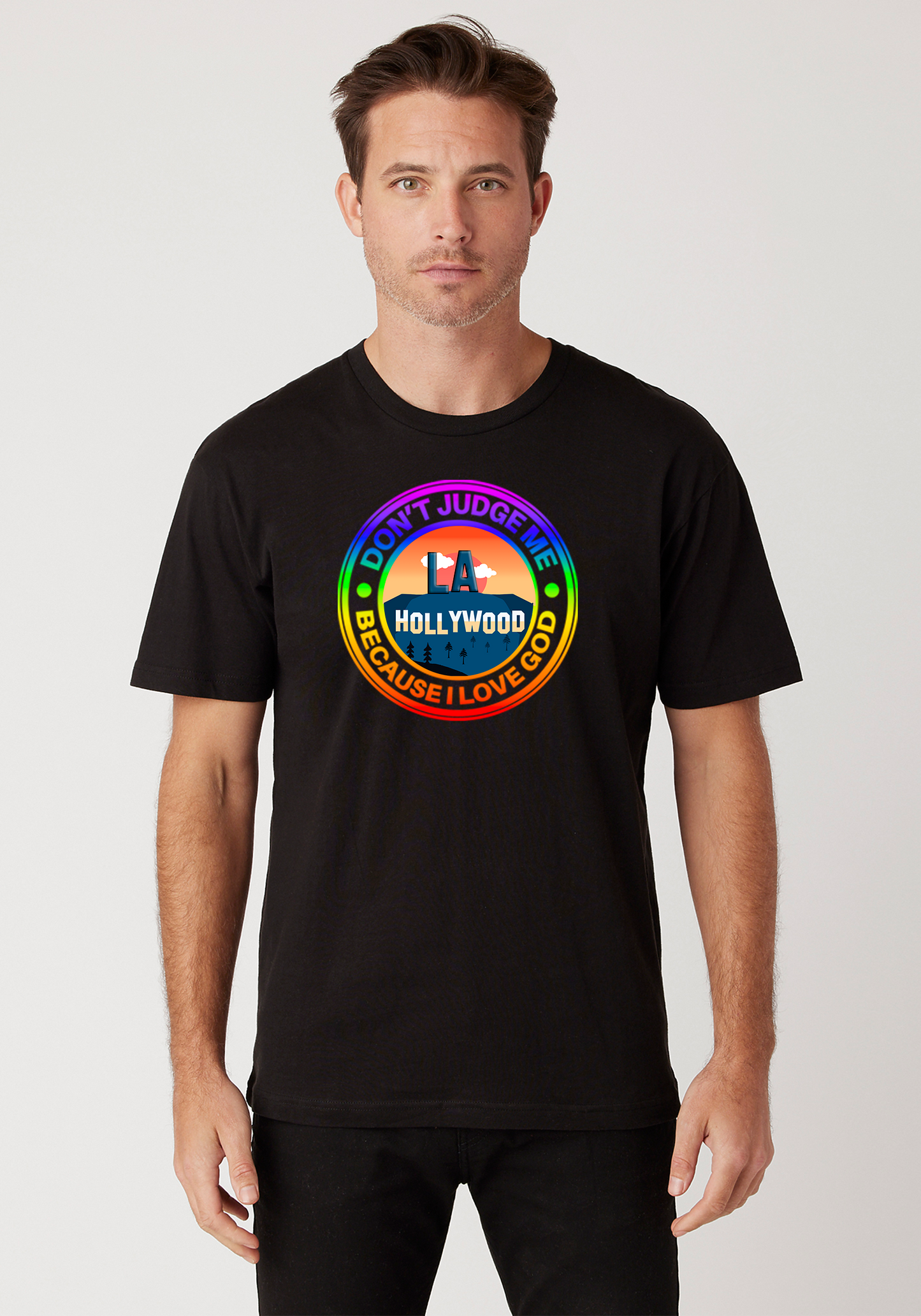 Black - Unisex Faith Tee – Hollywood