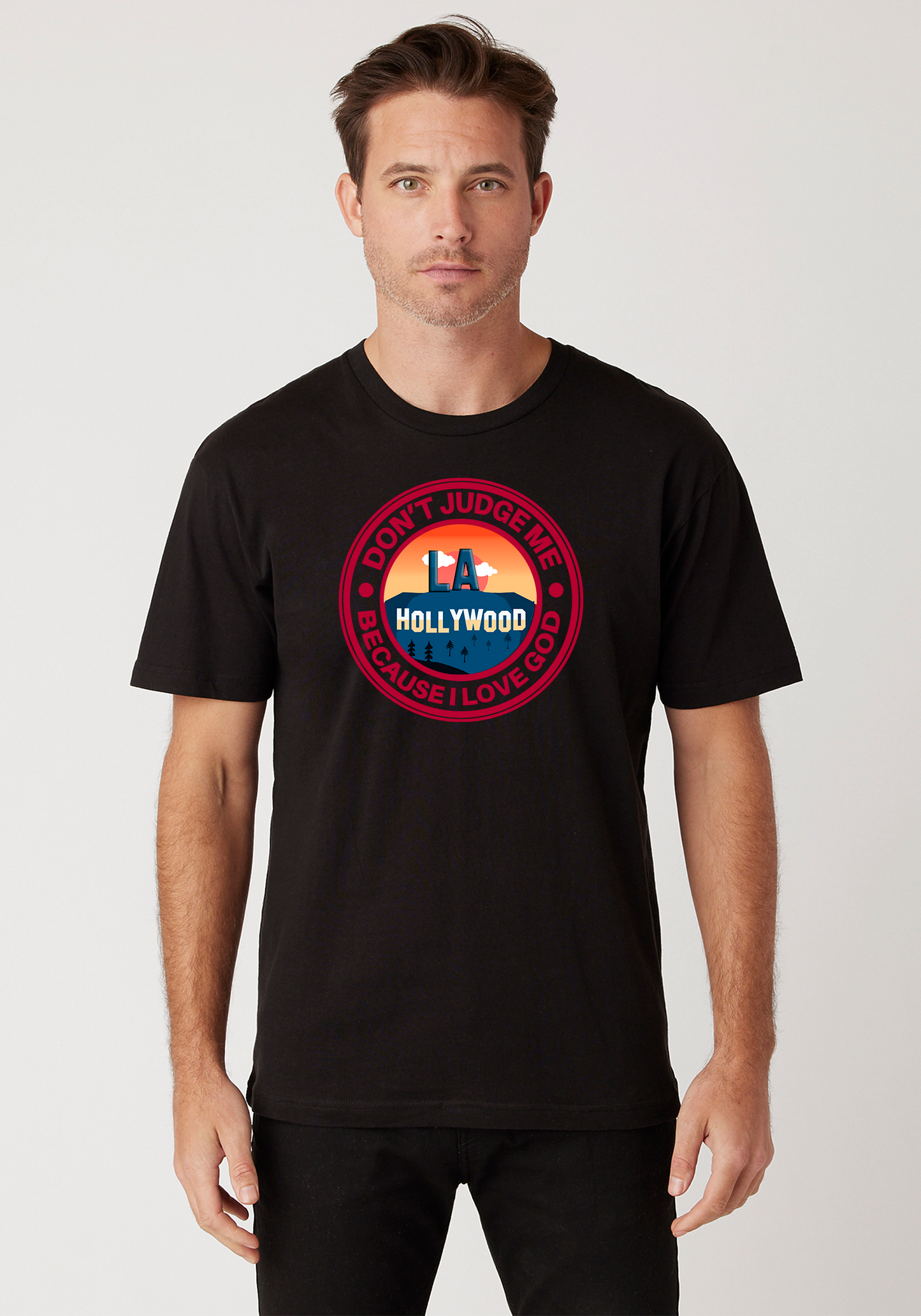 Black - Unisex Faith Tee – Hollywood