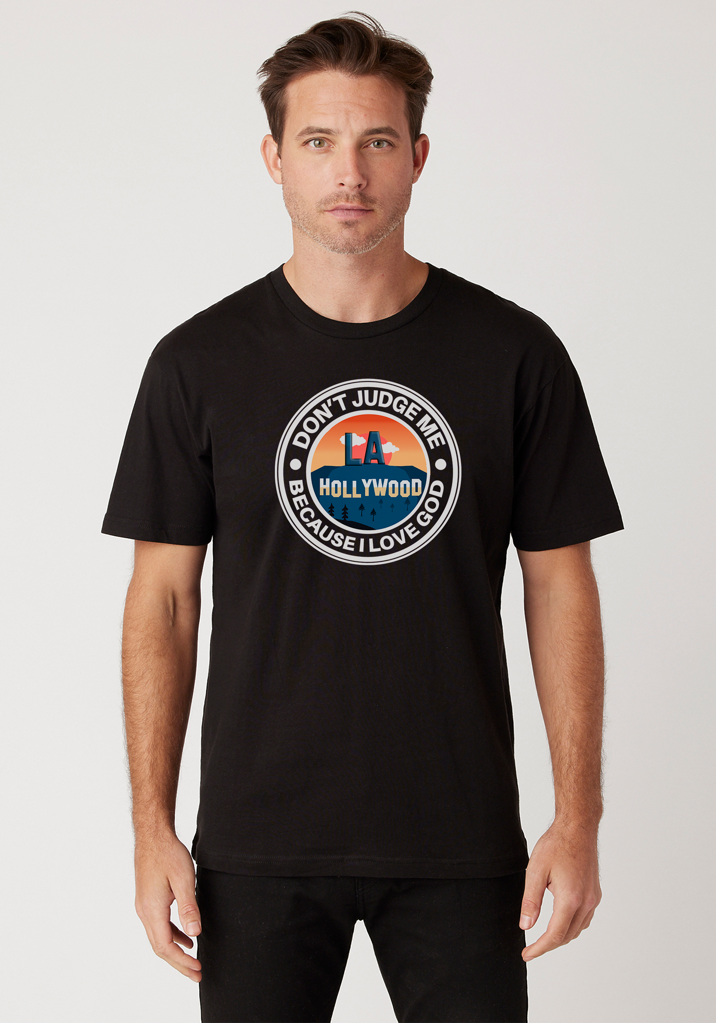 Black - Unisex Faith Tee – Hollywood