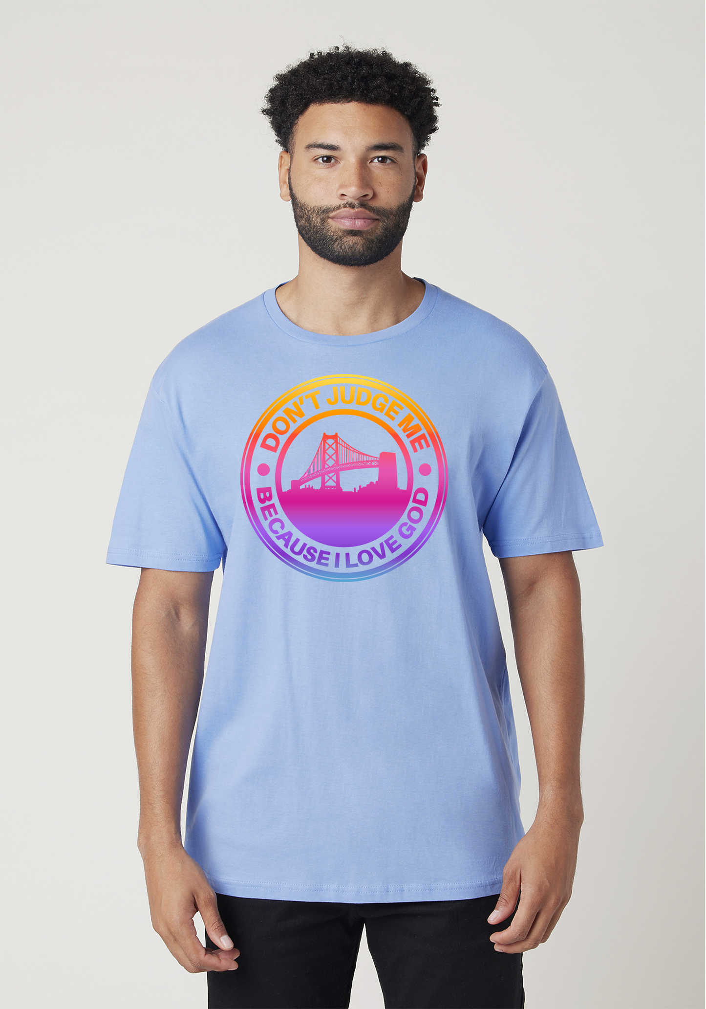 Carolina Blue - Unisex Faith Tee – The Town