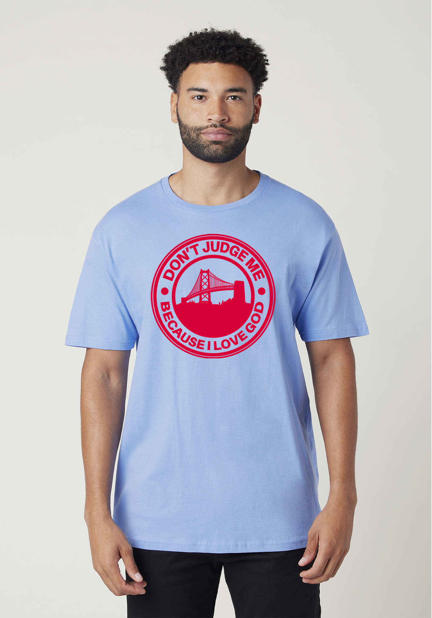 Carolina Blue - Unisex Faith Tee – The Town