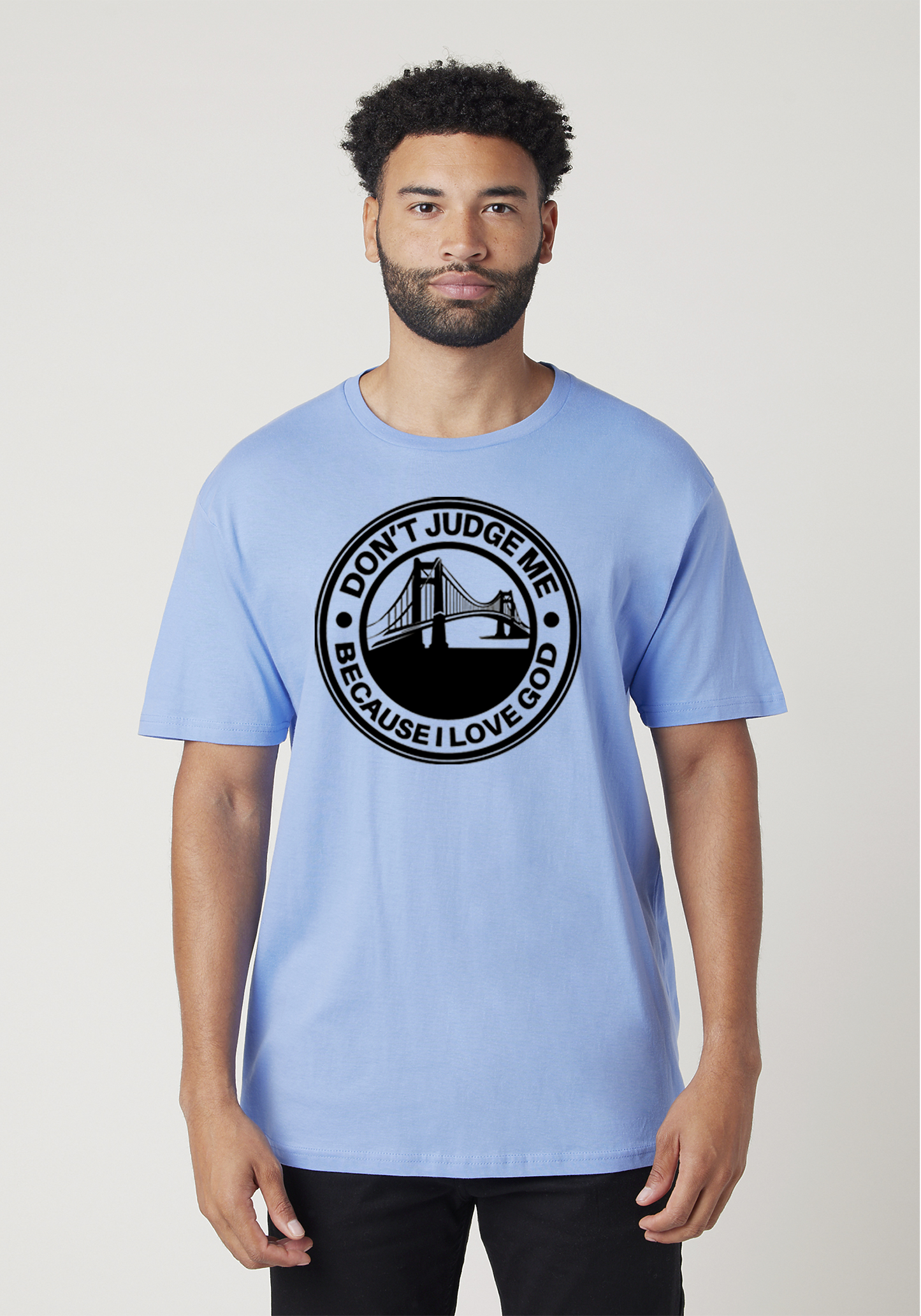 Carolina Blue - Unisex Faith Tee – The Bay