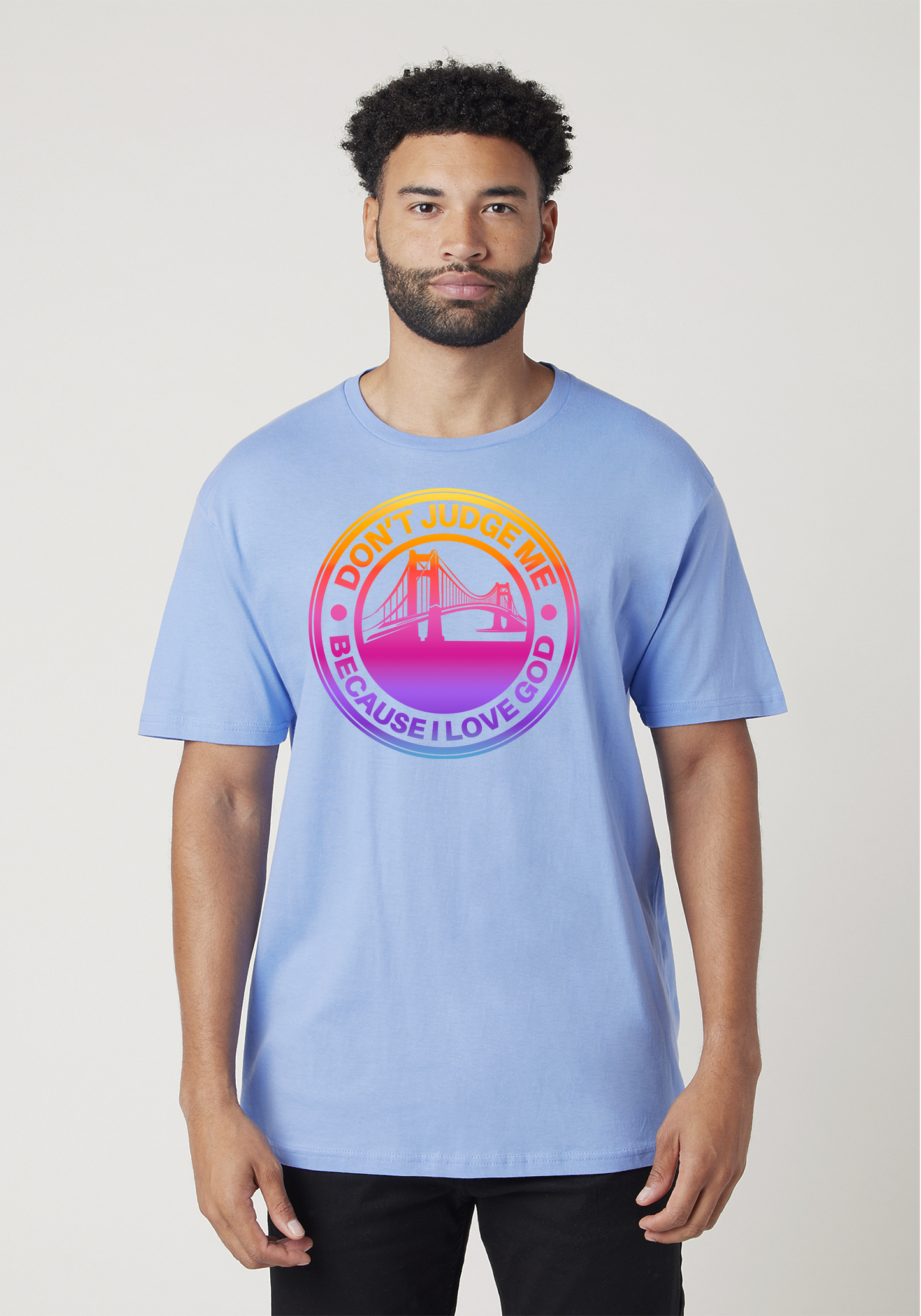 Carolina Blue - Unisex Faith Tee – The Bay
