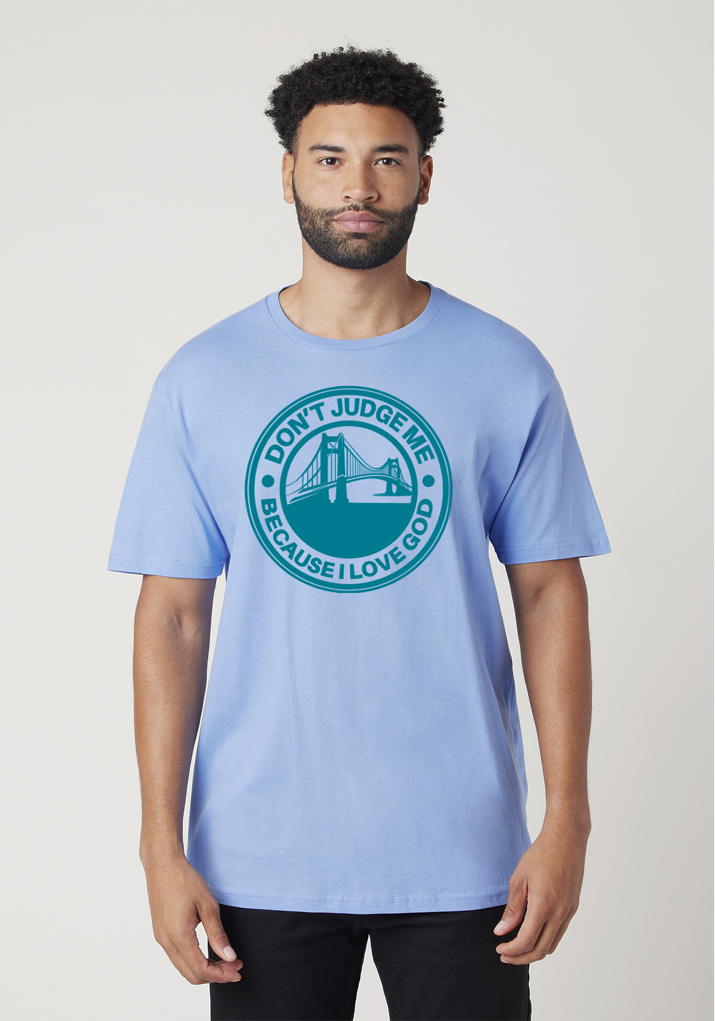 Carolina Blue - Unisex Faith Tee – The Bay