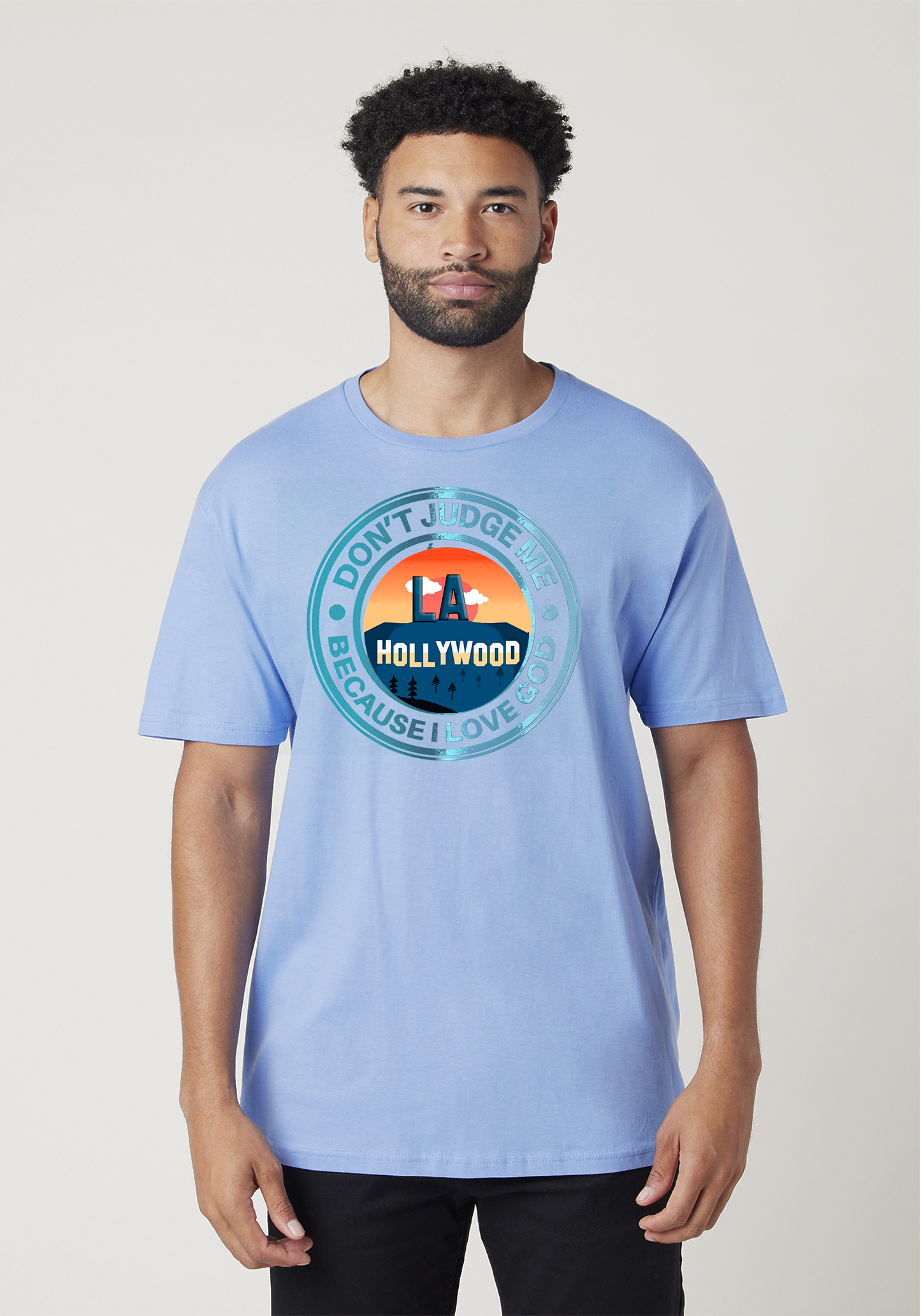 Carolina Blue Unisex Faith T-Shirt - Hollywood