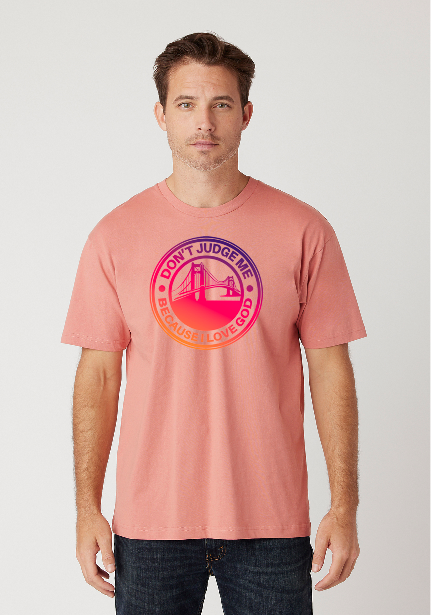 Dusty Rose - Unisex Faith Tee – The Bay