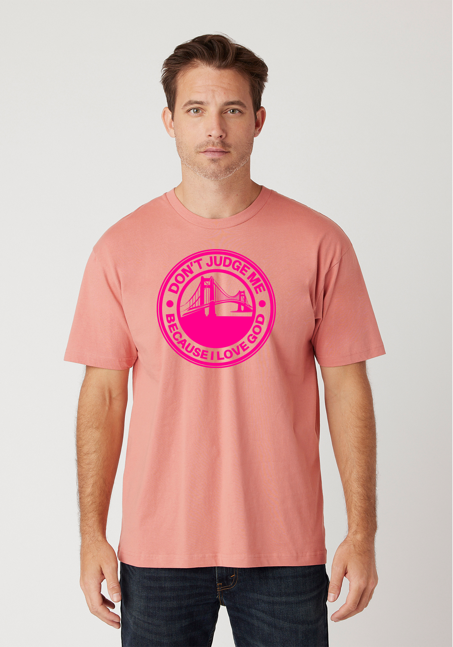 Dusty Rose - Unisex Faith Tee – The Bay