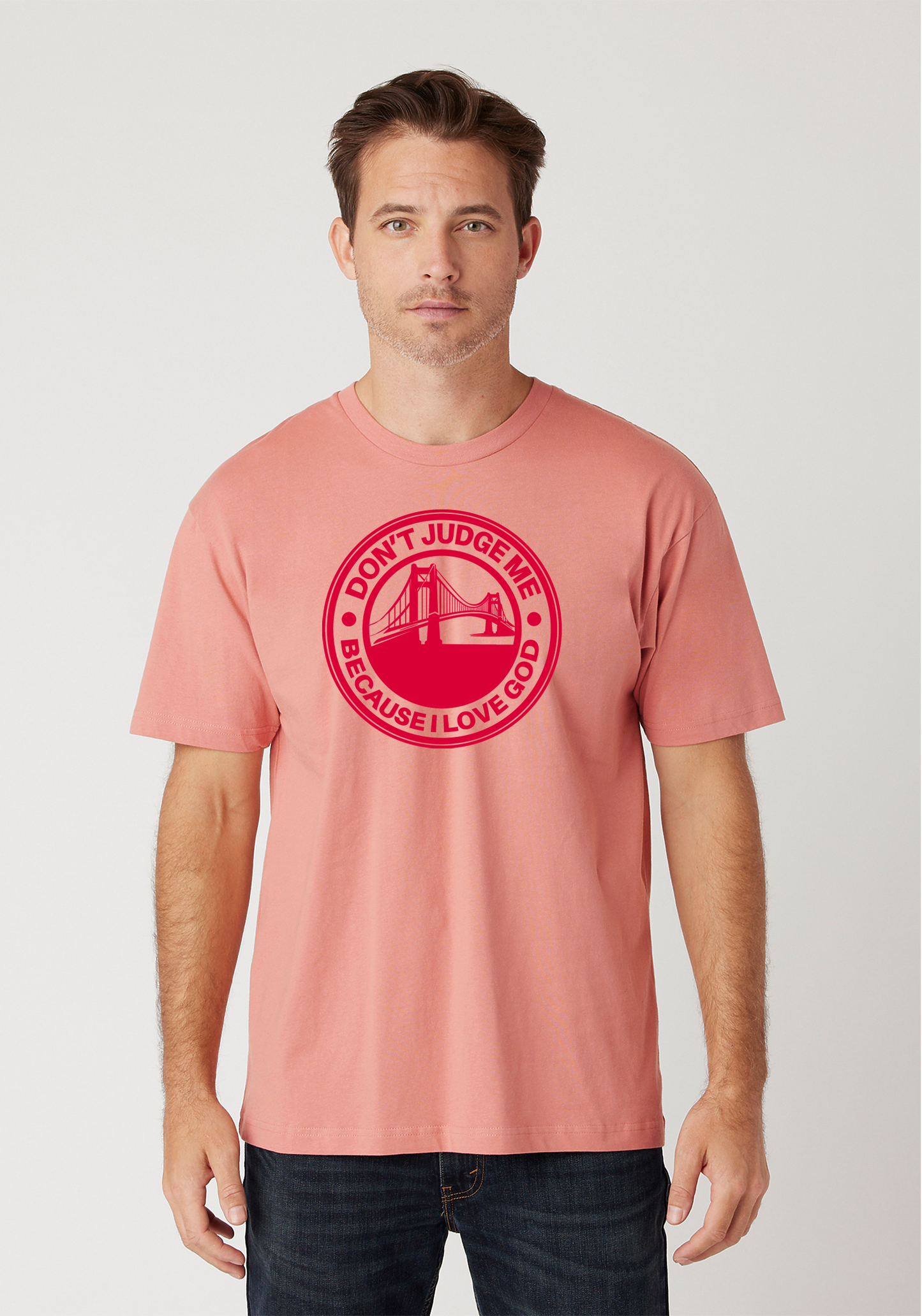 Dusty Rose - Unisex Faith Tee – The Bay