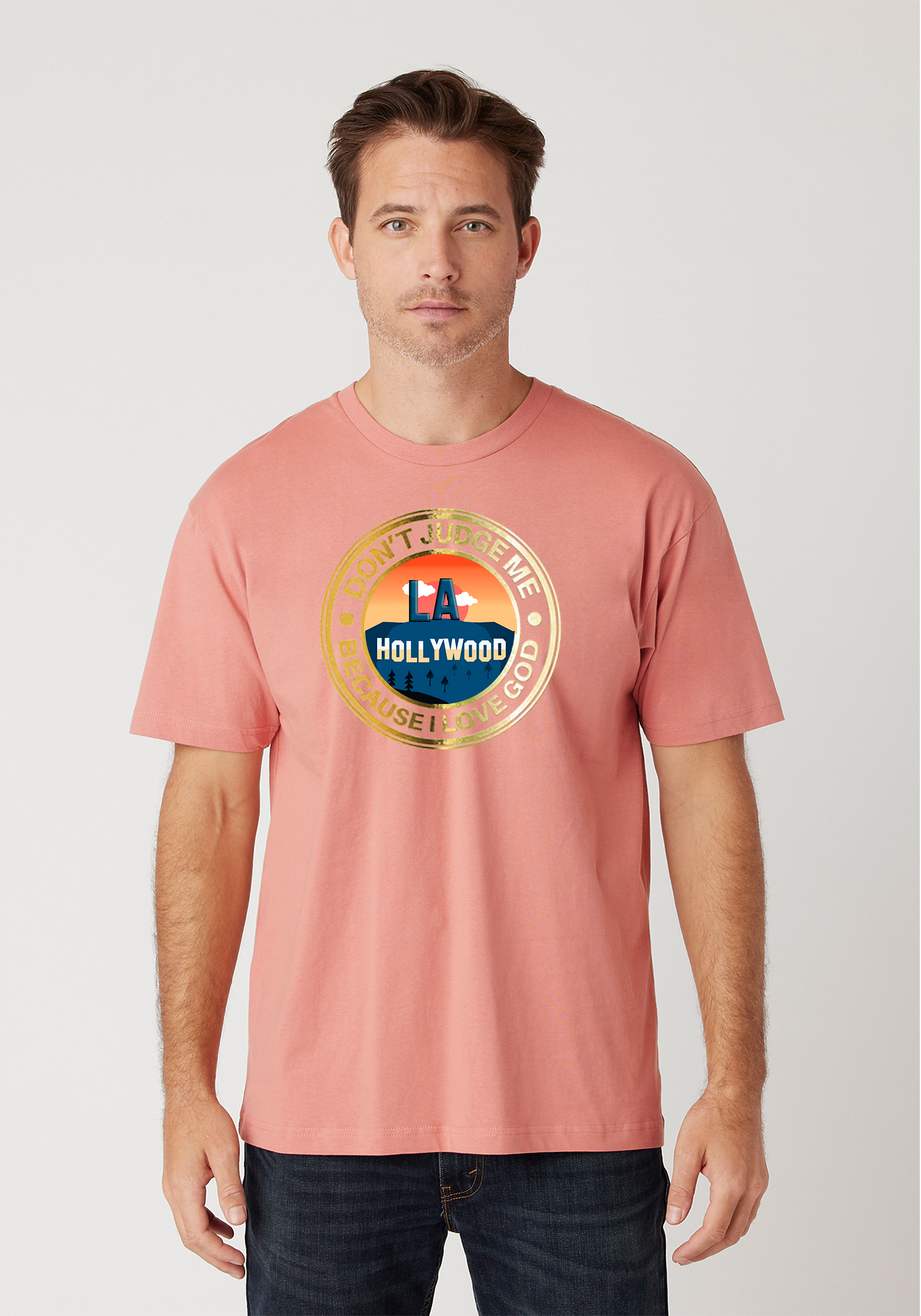 Dusty Rose - Unisex Faith Tee – Hollywood