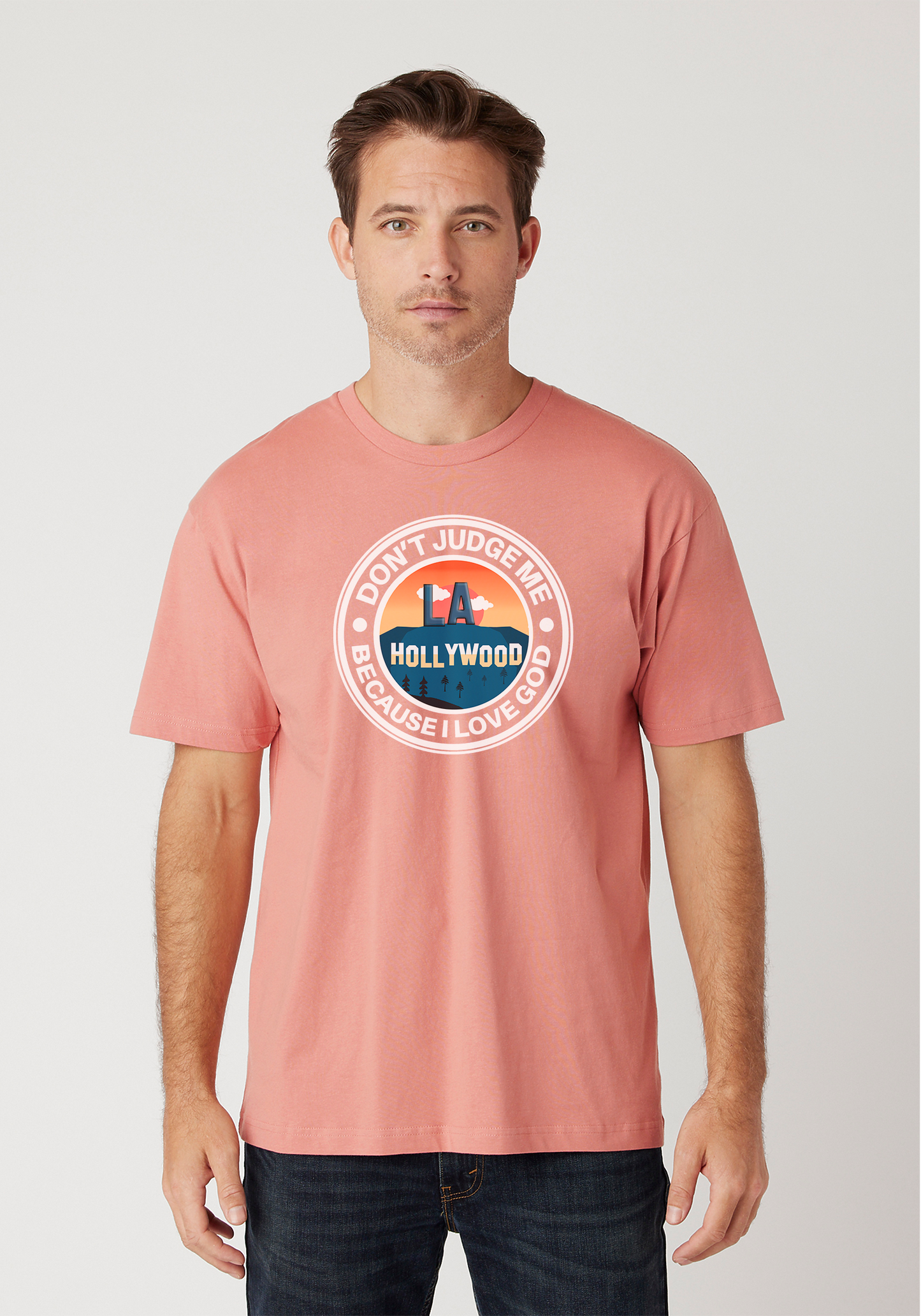 Dusty Rose - Unisex Faith Tee – Hollywood