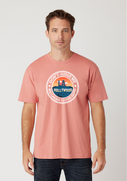 Dusty Rose - Unisex Faith Tee – Hollywood