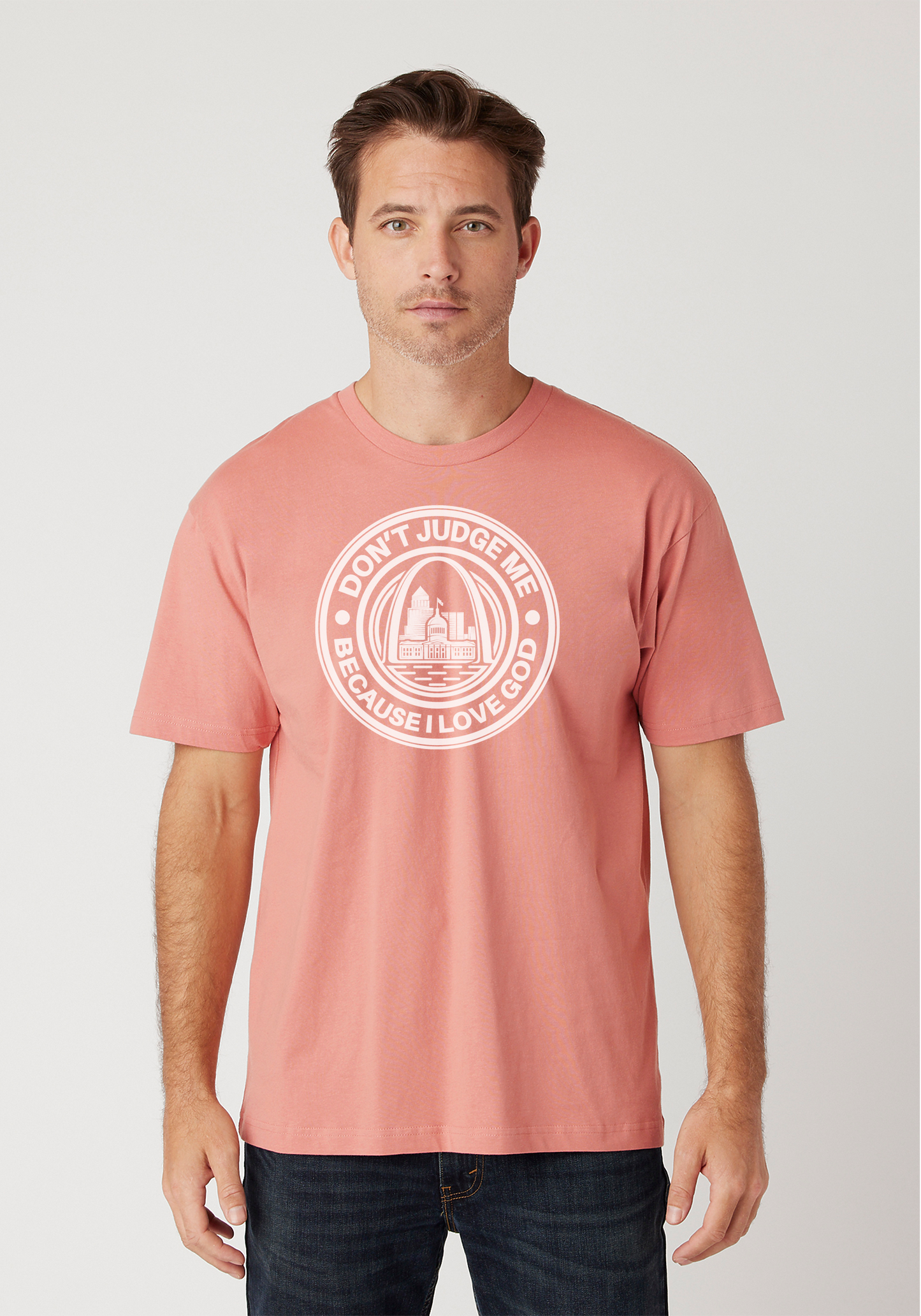 Dusty Rose - Unisex Faith Tee – The Lou