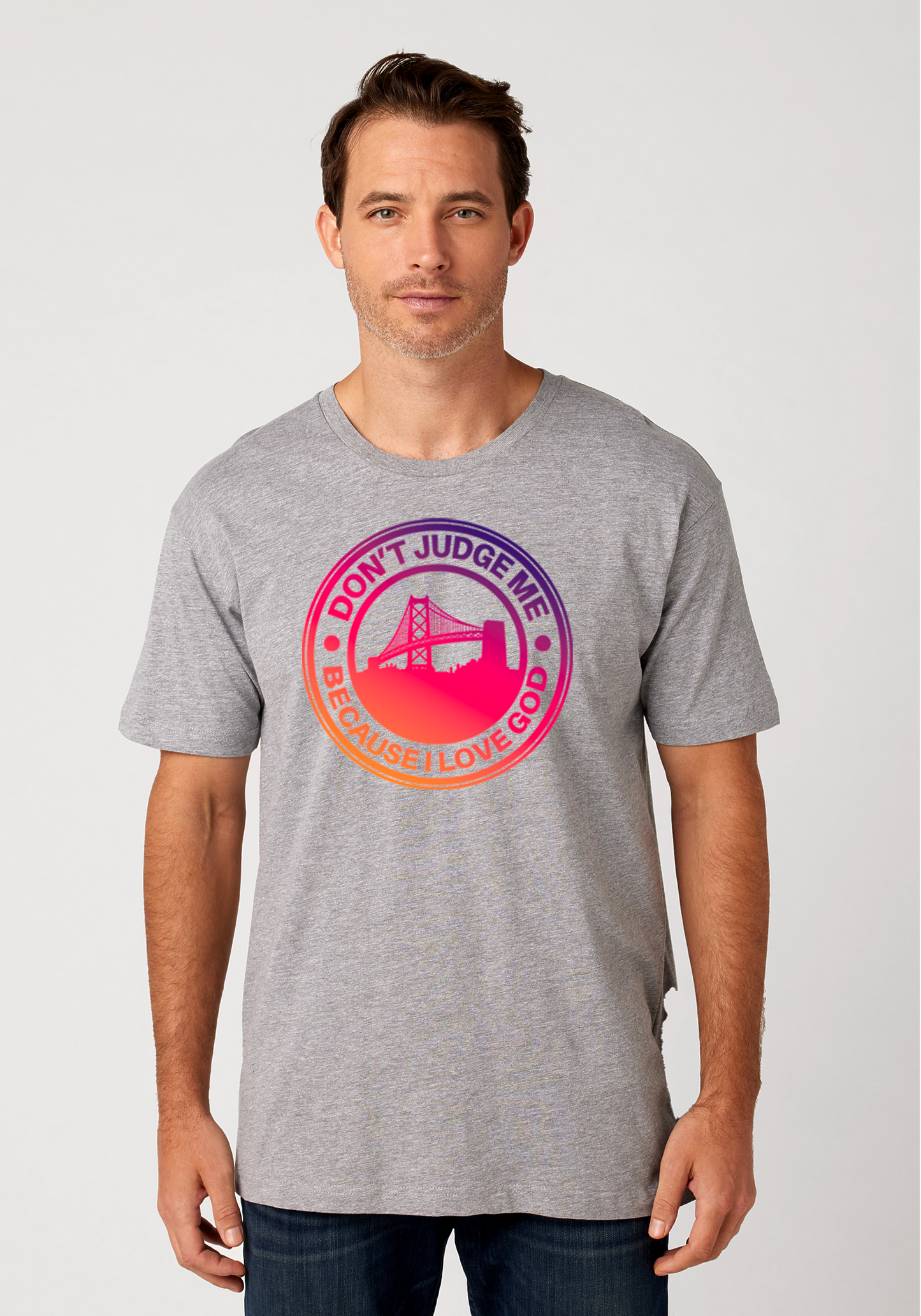 Heather Gray Unisex Faith T-Shirt - The Town